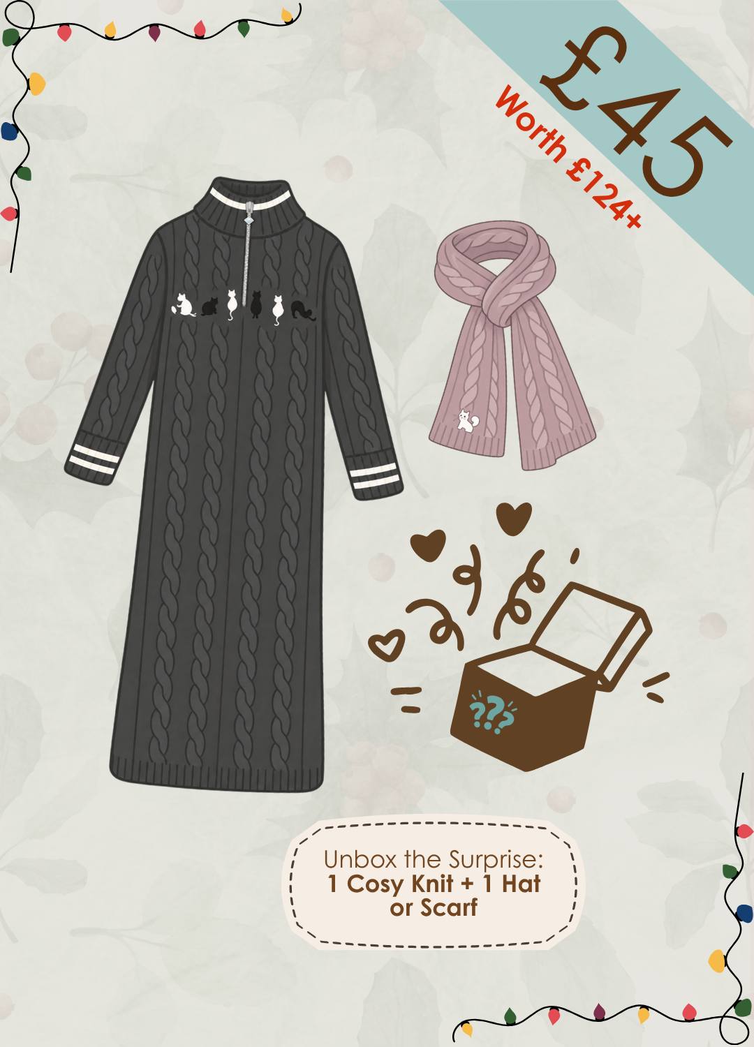 Mystery Gifting (Long Knitwears）