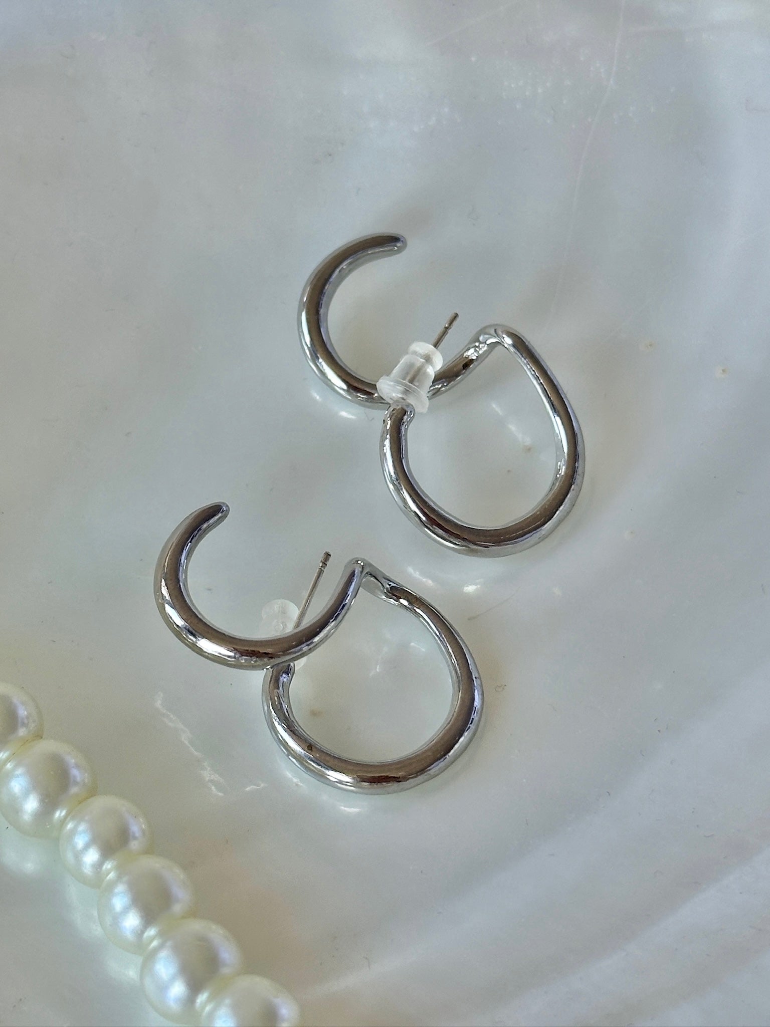 Ophidian Silver Earrings