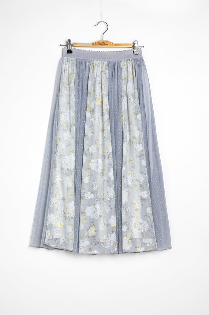 Osborne Princess Mesh Skirt (Lilac Grey)