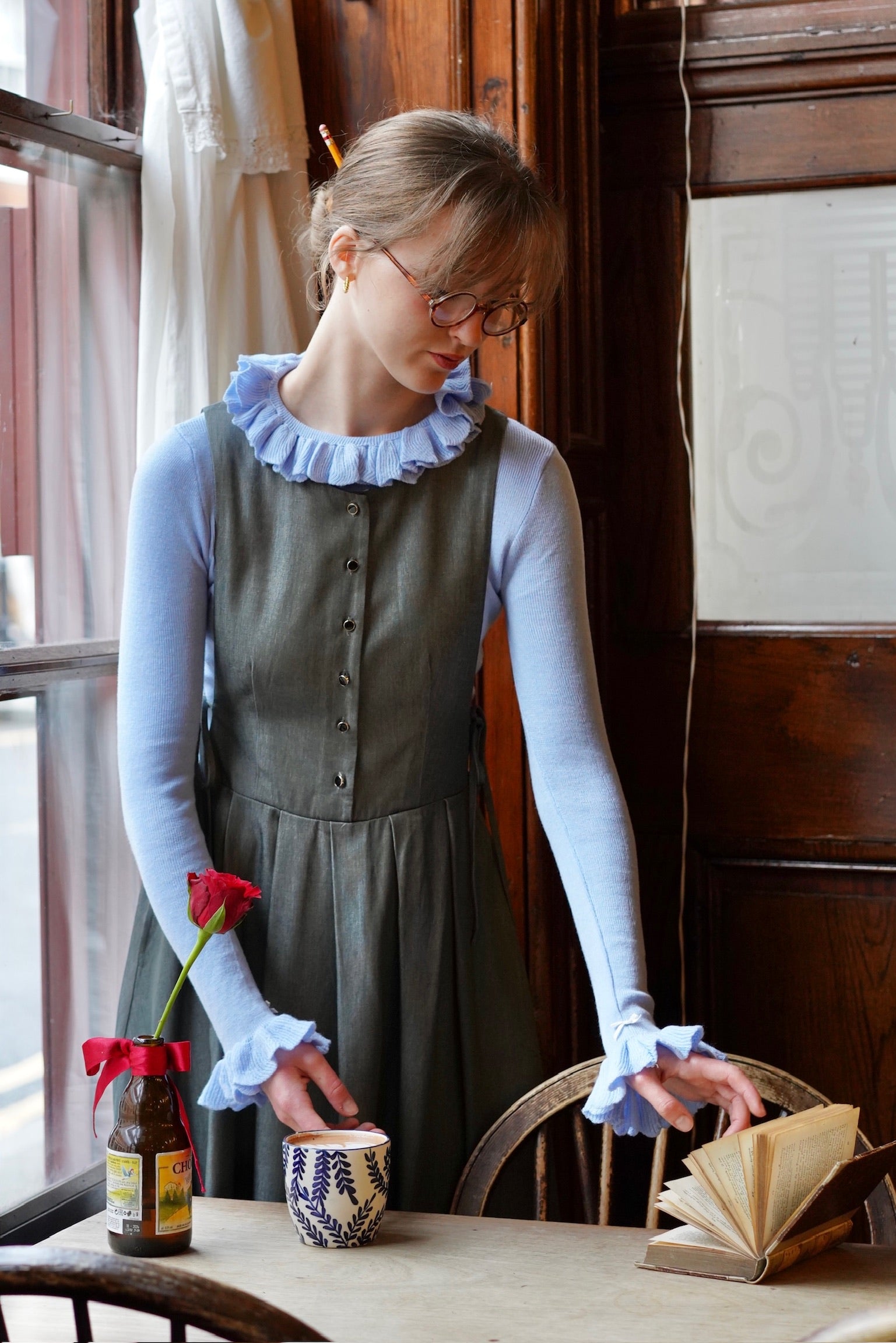 Oxford Bow Pinafore