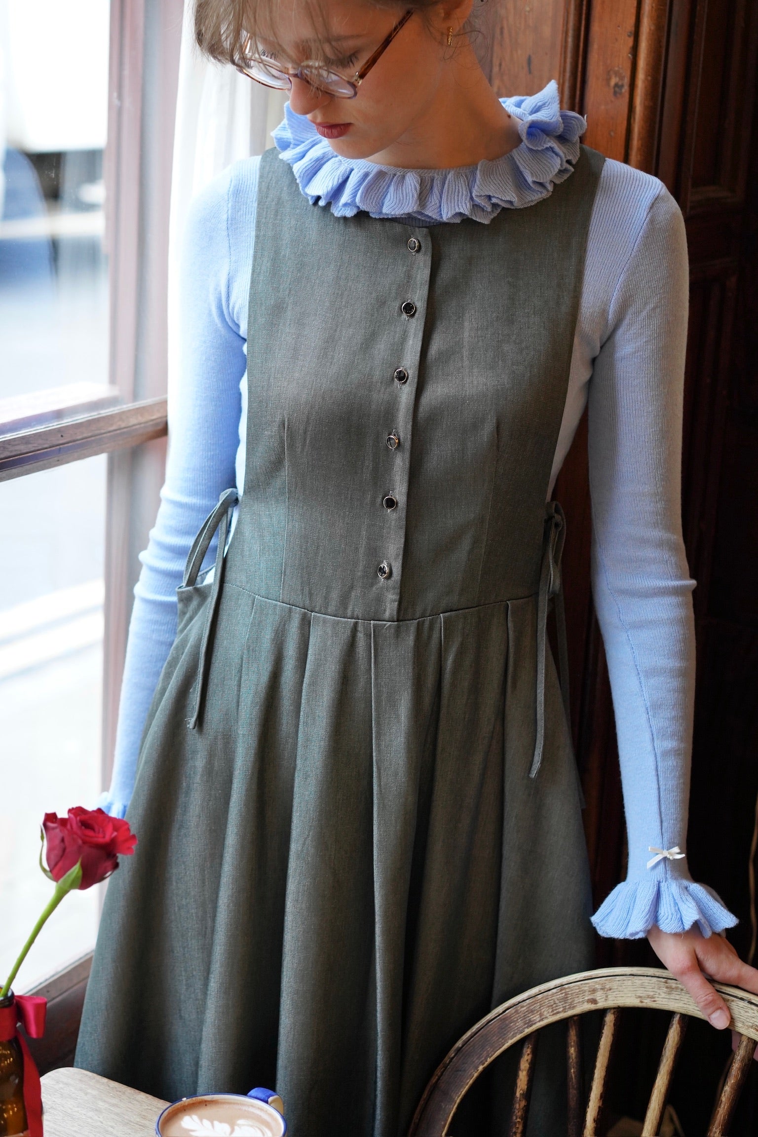 Oxford Bow Pinafore