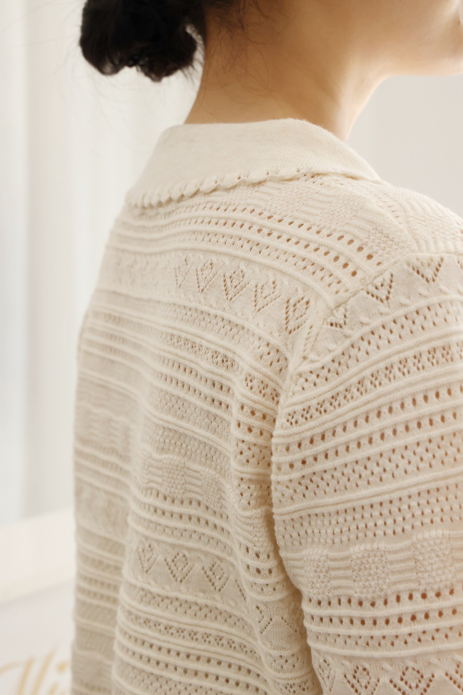 Palette Crochet Polo (Cream)