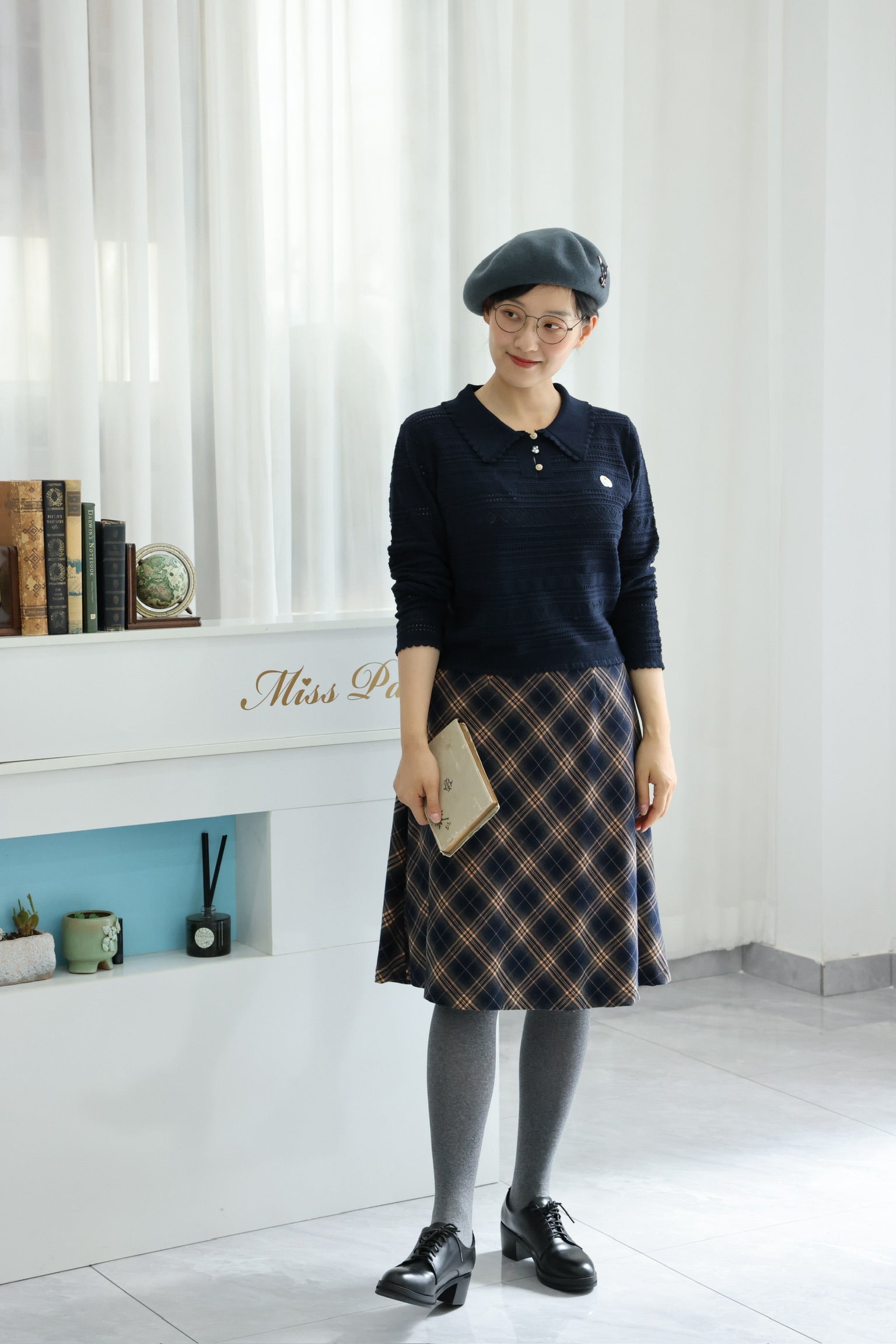 Palette Crochet Polo (Navy)