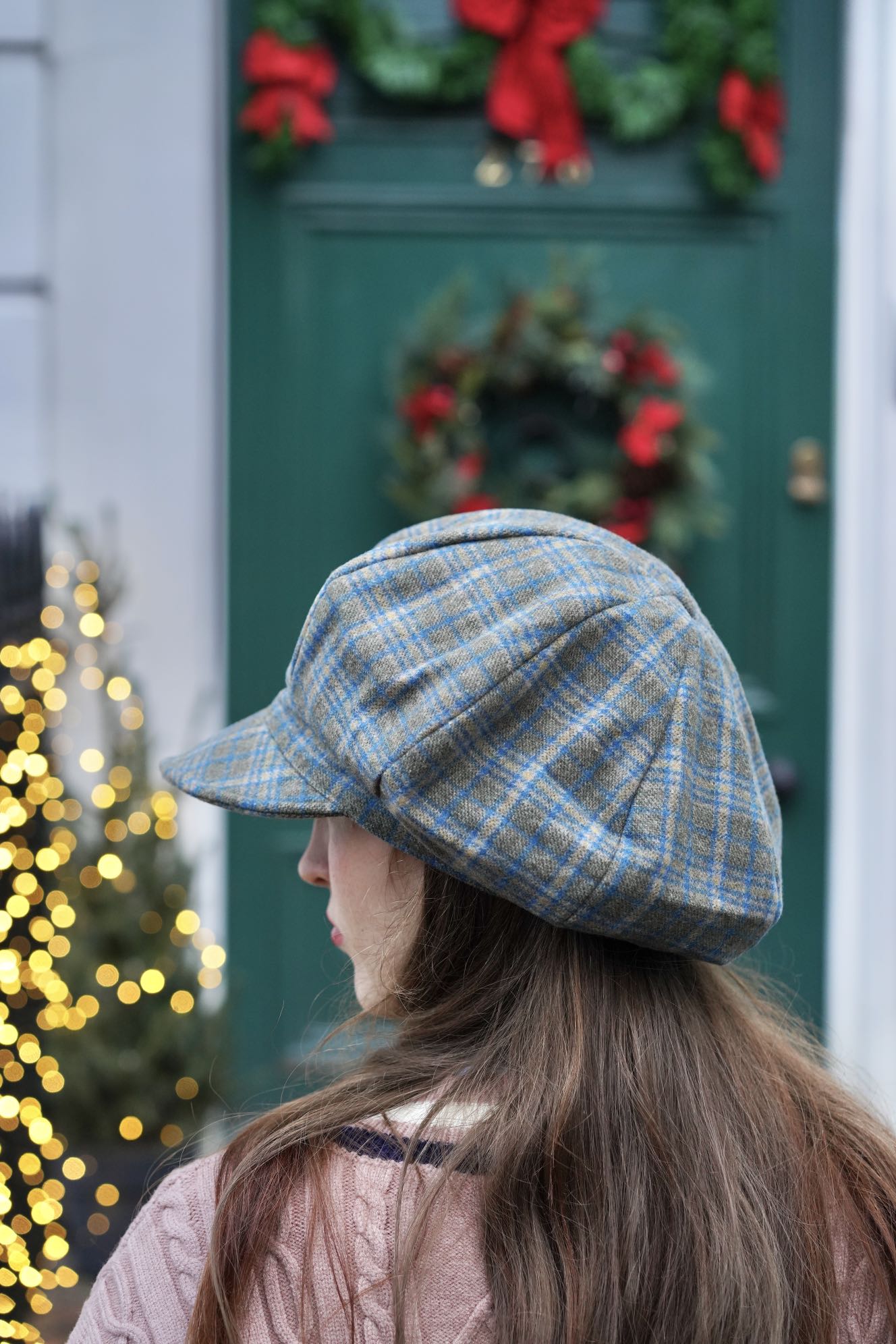 Peaky Blade Newsboy Cap Hat (Moss Green)