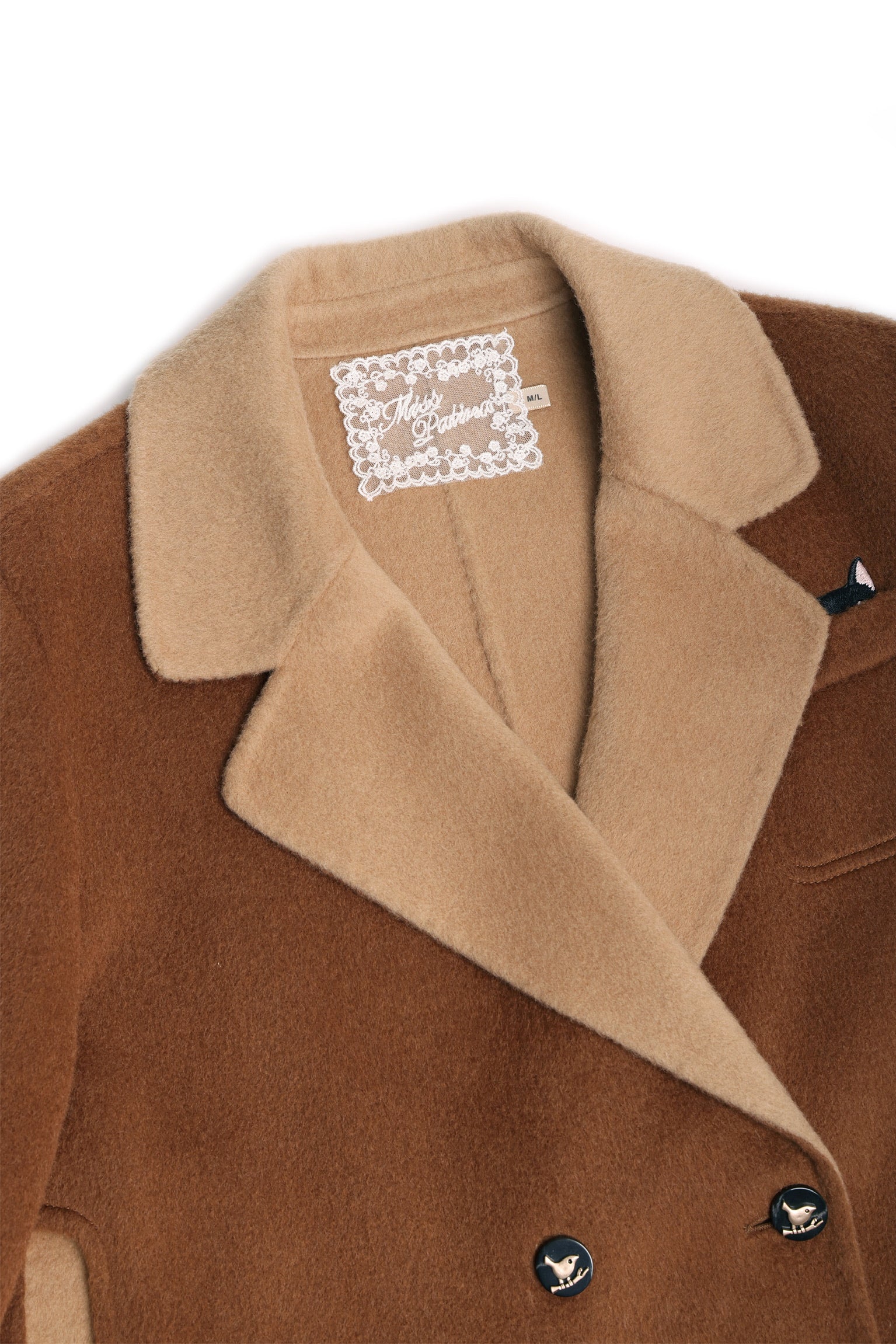 Peekaboo Cat Wool Blazer (Cambridge Brown)