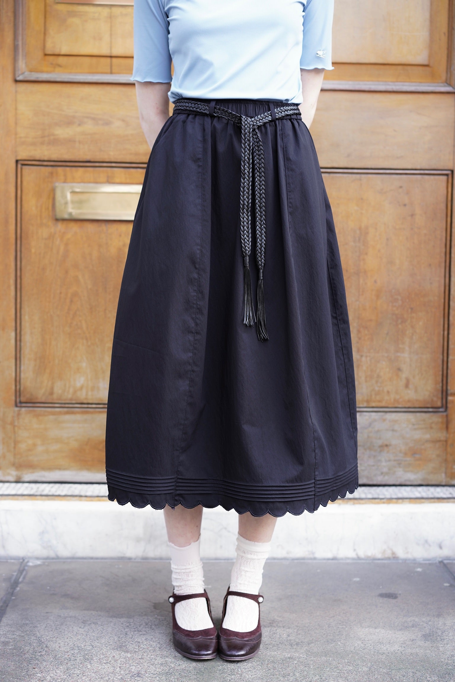 Petunia Belted Balloon Skirt