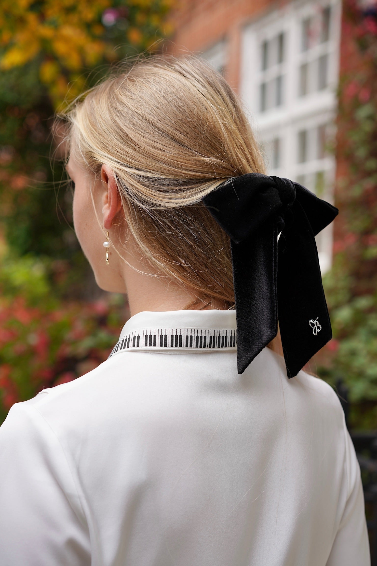 Piano Collar Ruffled Blouse – New Edition