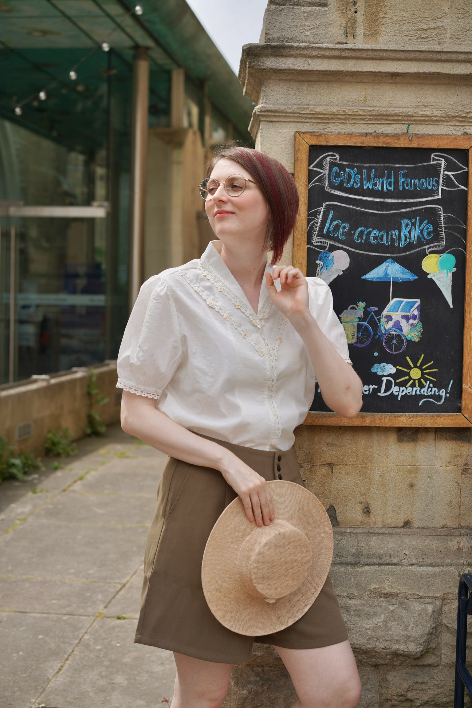 Prairie Daisy Shirt (White)