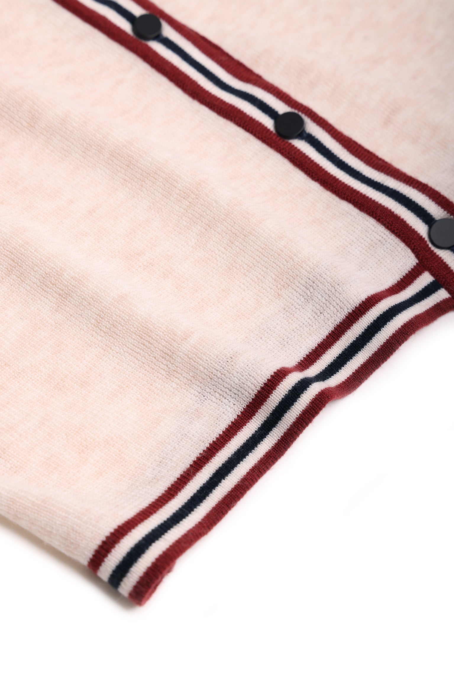 Preppy Cat Lightweight Cardigan (Cream)