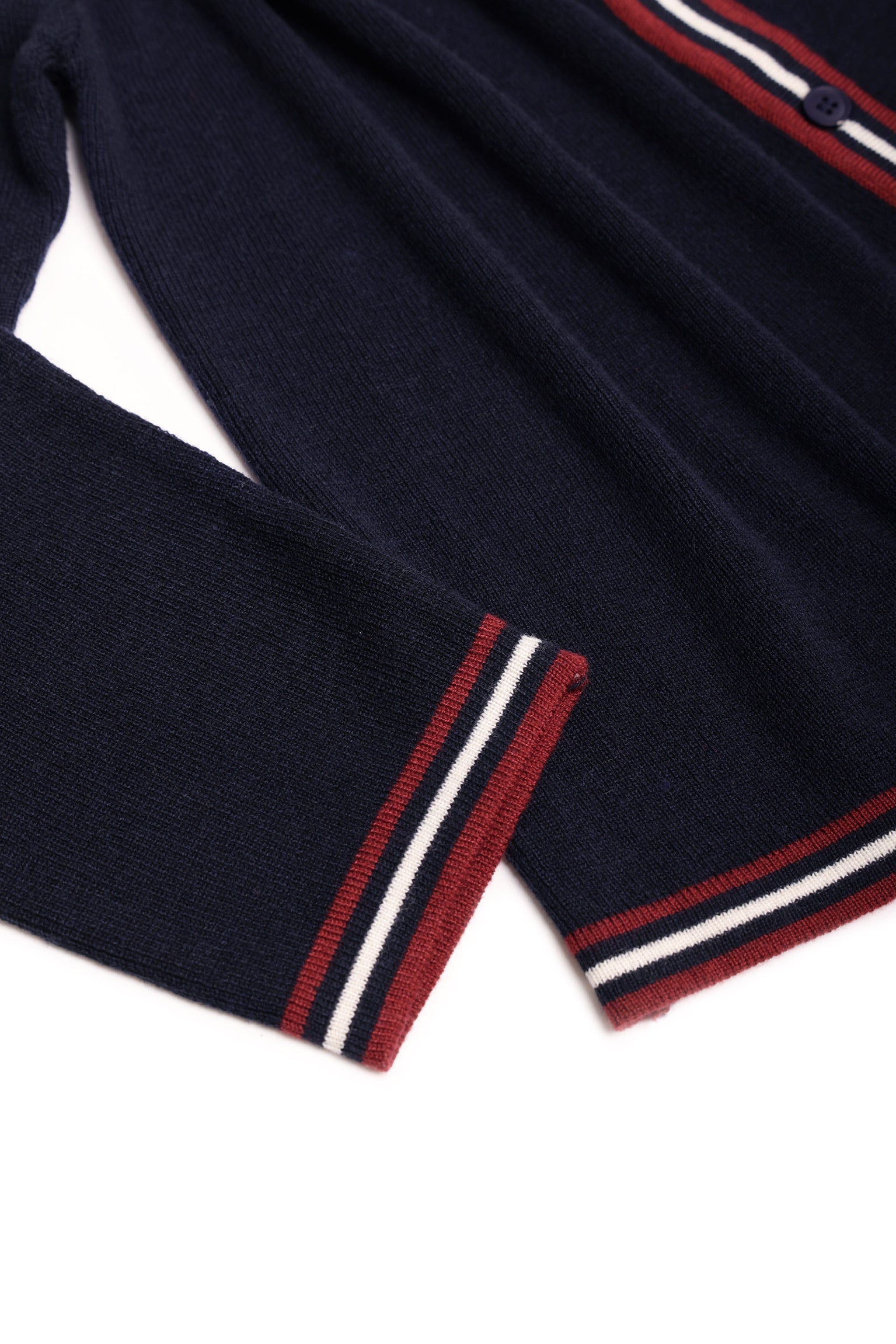 Preppy Cat Lightweight Cardigan (Navy)