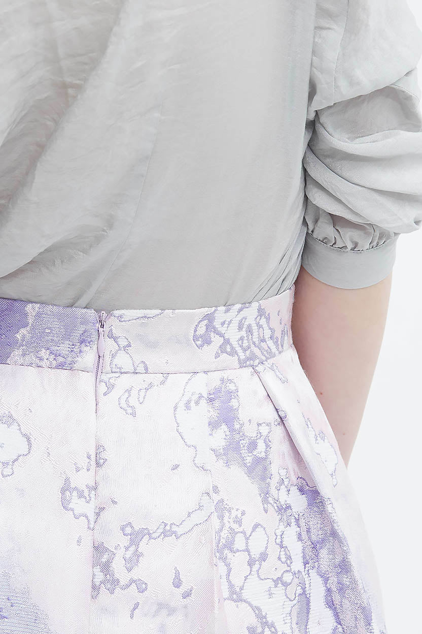 Purple Ripple Skirt (Lilac)