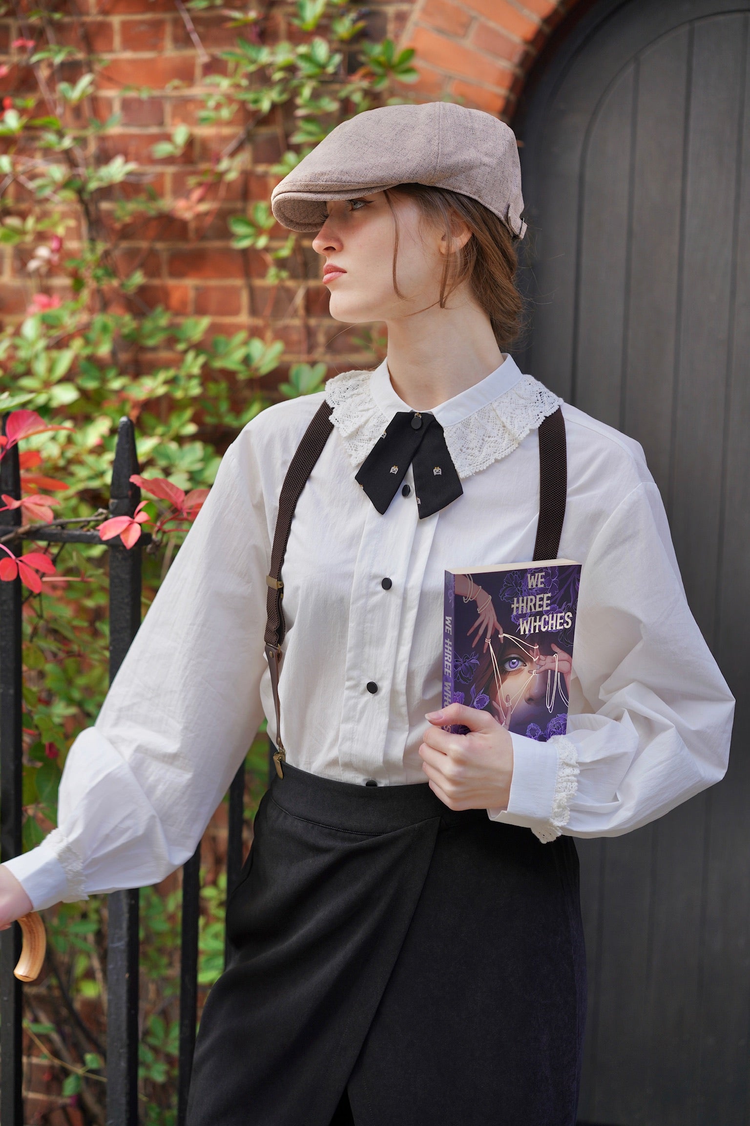 Raven Lace Collar Shirt