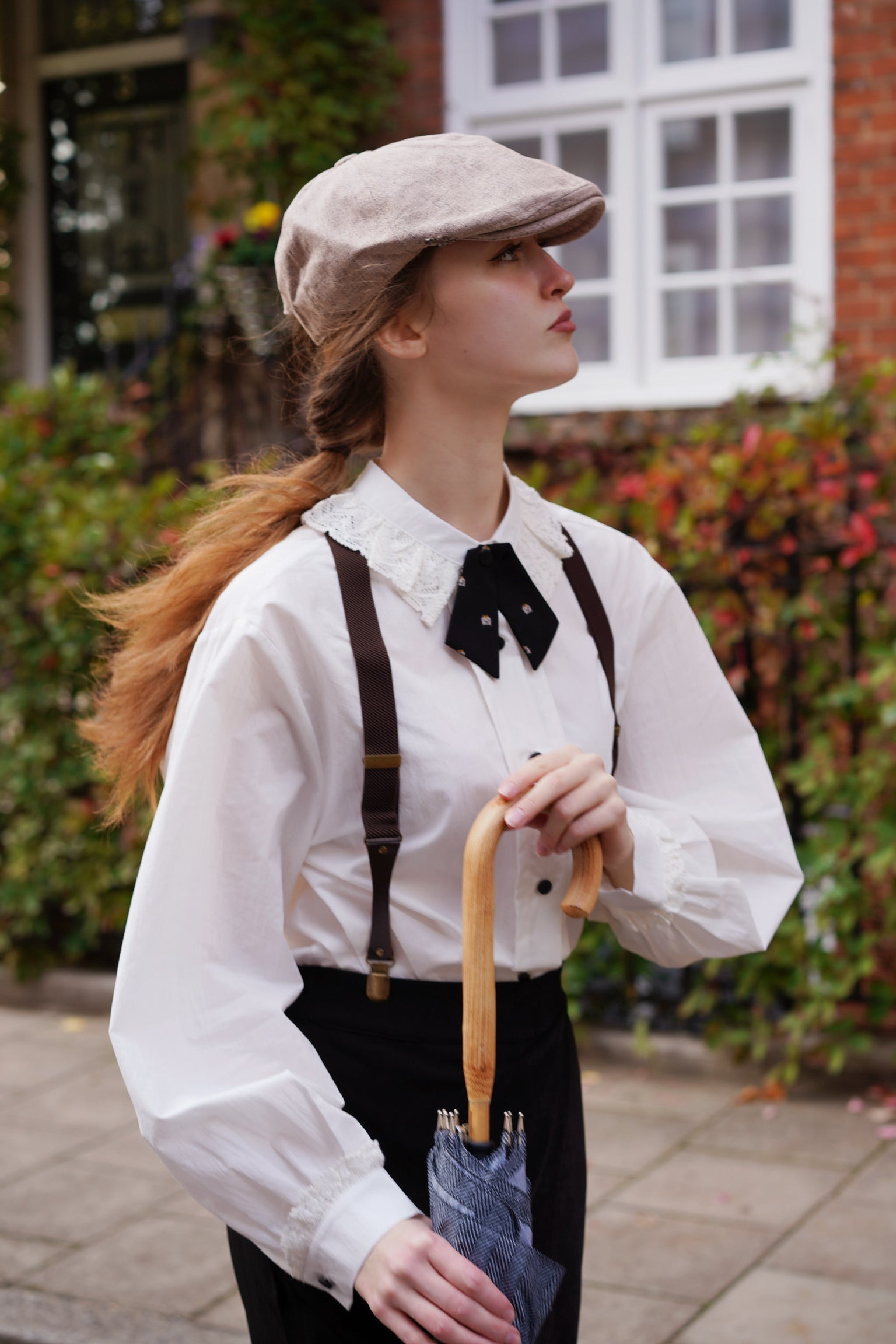Raven Lace Collar Shirt