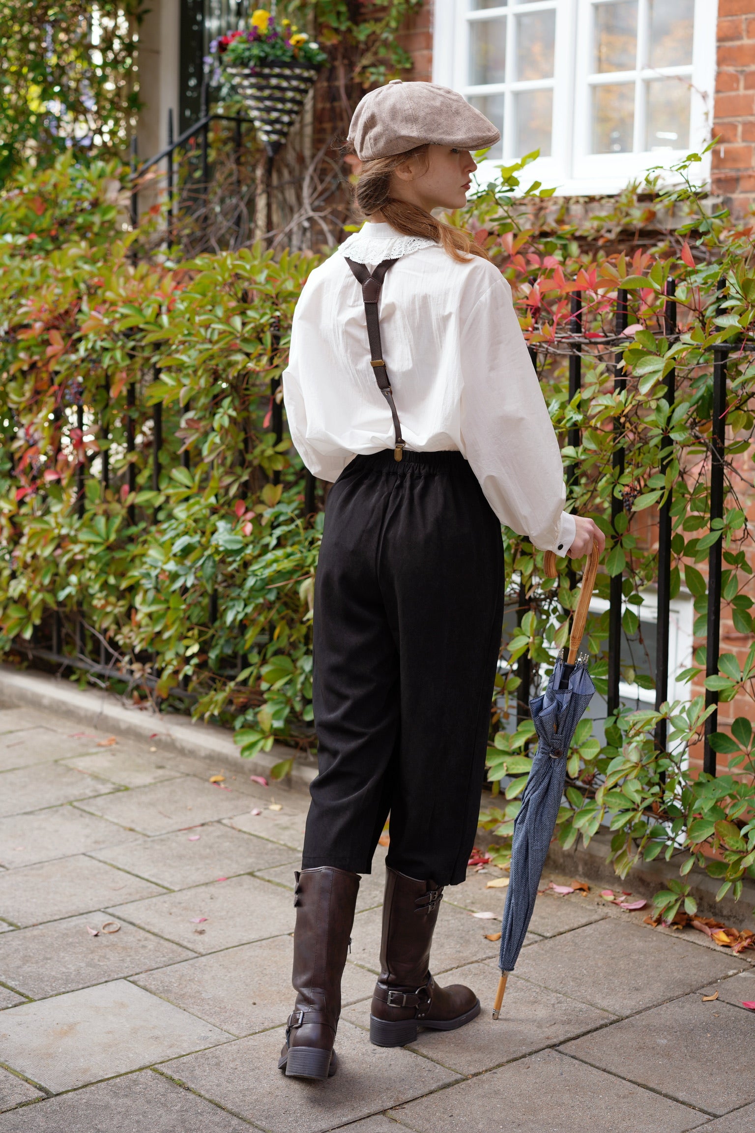 Raven Lace Collar Shirt