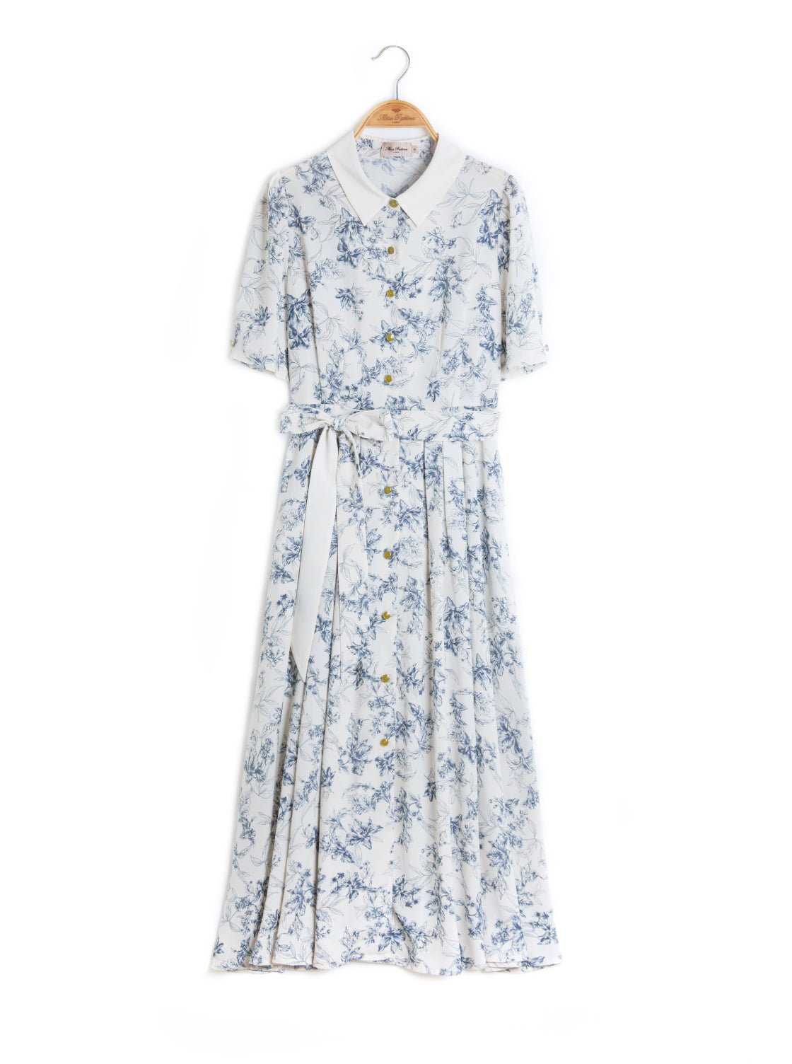 Royal Botany Dress (Blue White Porcelain)