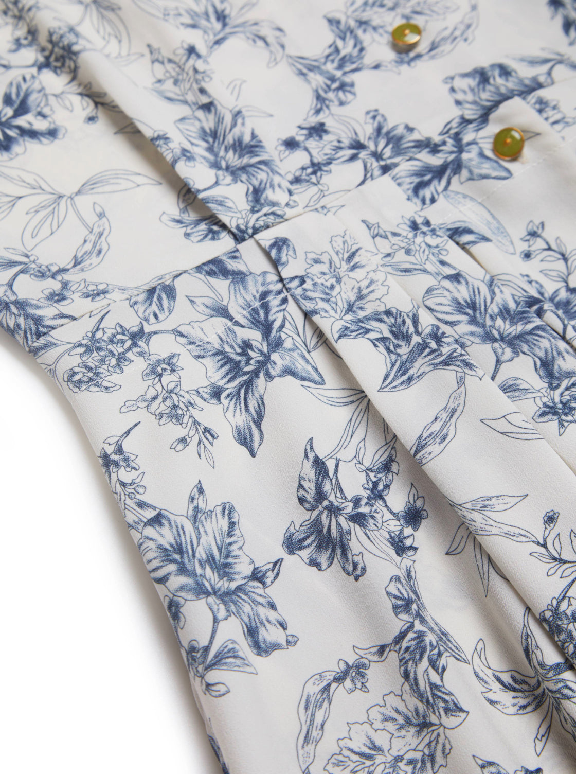 Royal Botany Dress (Blue White Porcelain)