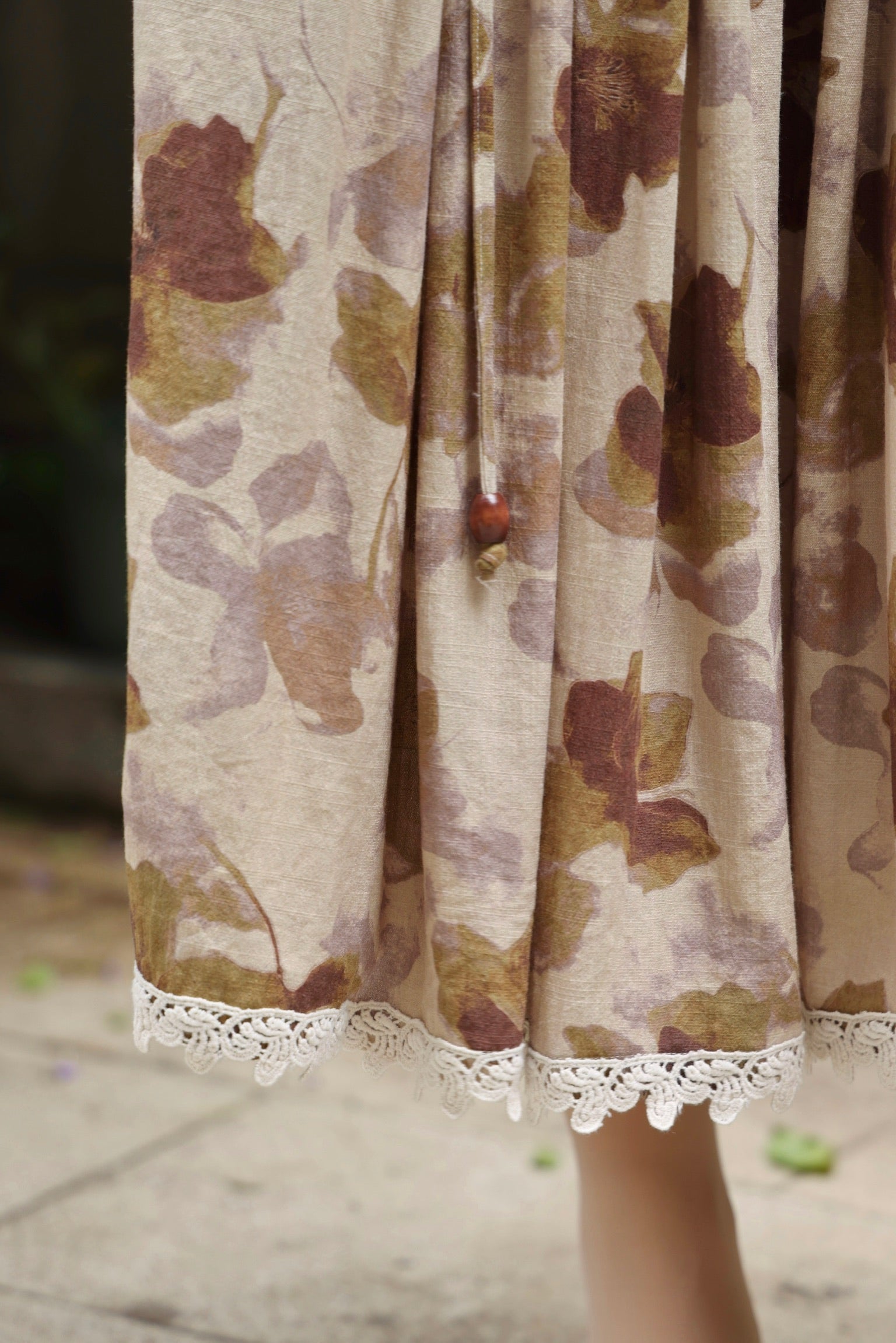 Royal Forest Cottage Dress (Faded Anemone)