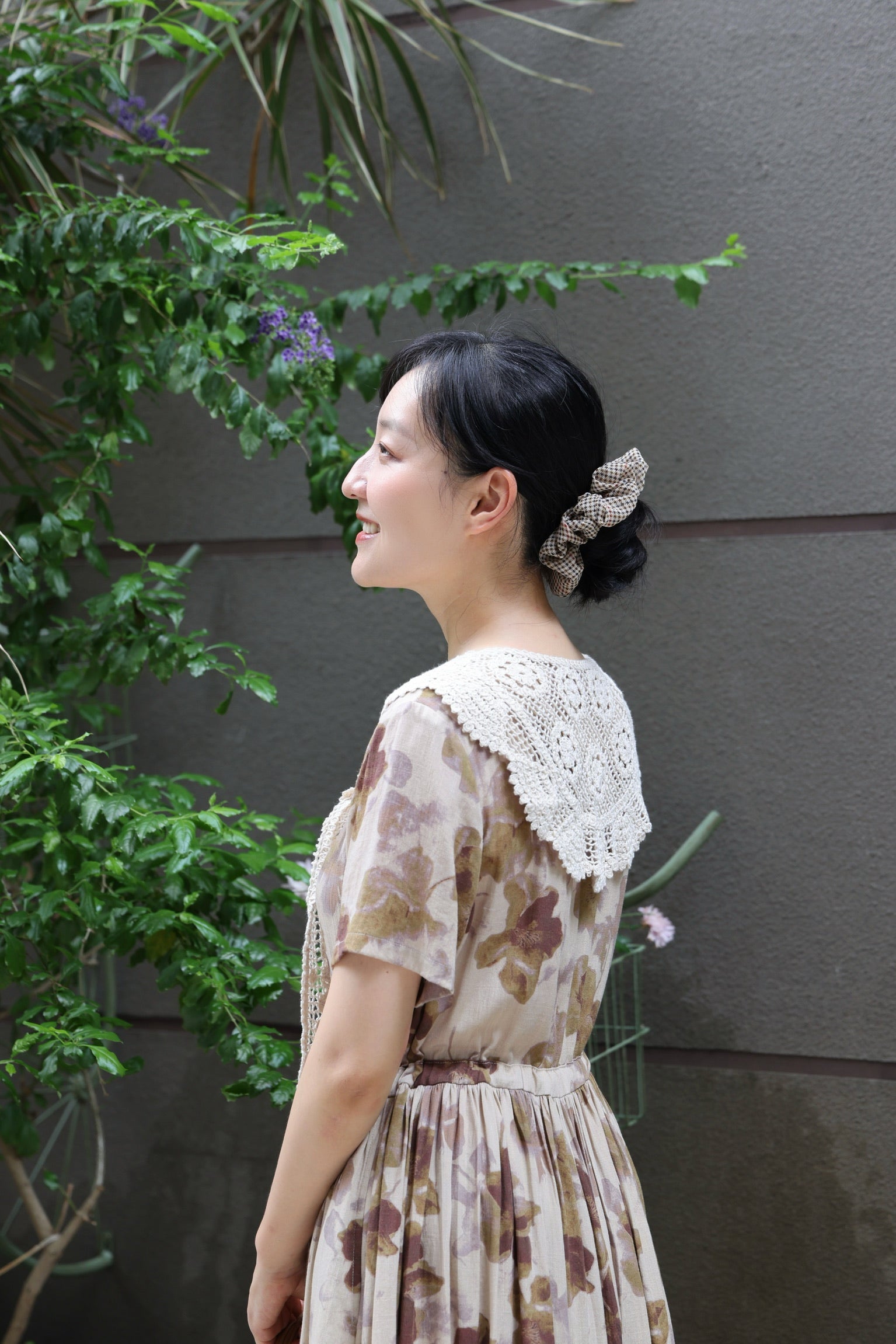Royal Forest Cottage Dress (Faded Anemone)