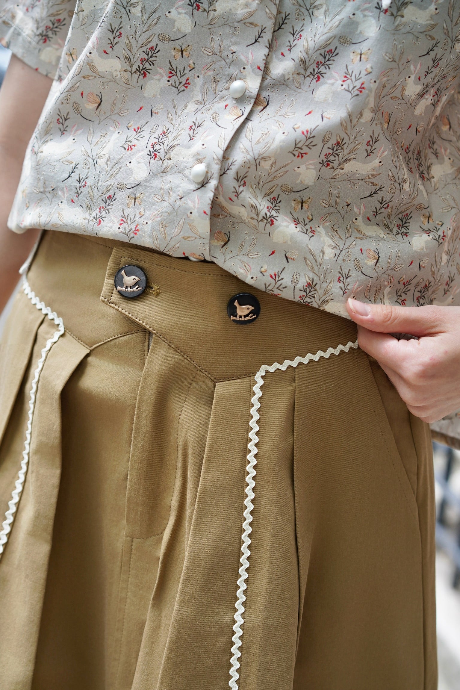 Rustic 40s Utility Skirt