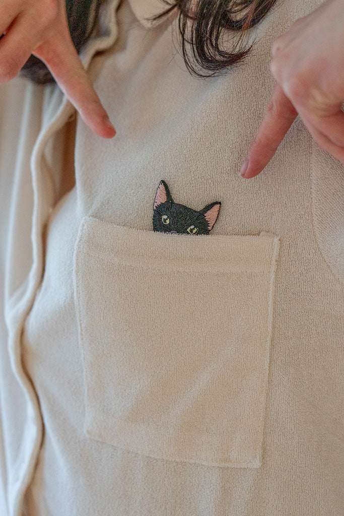 Sleepy Pocket Cat Pyjama Set
