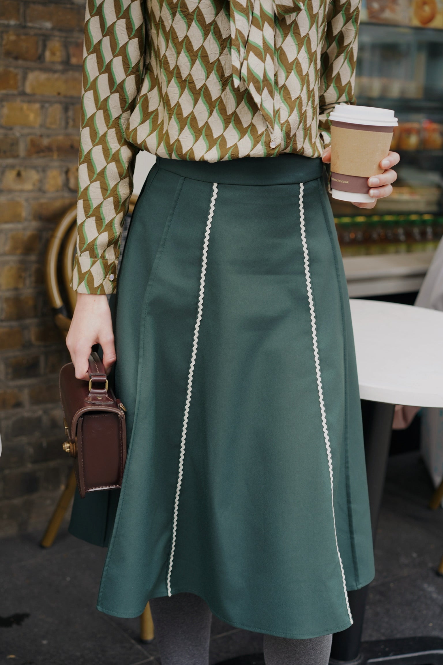 Salinger Year A-line Midi Skirt