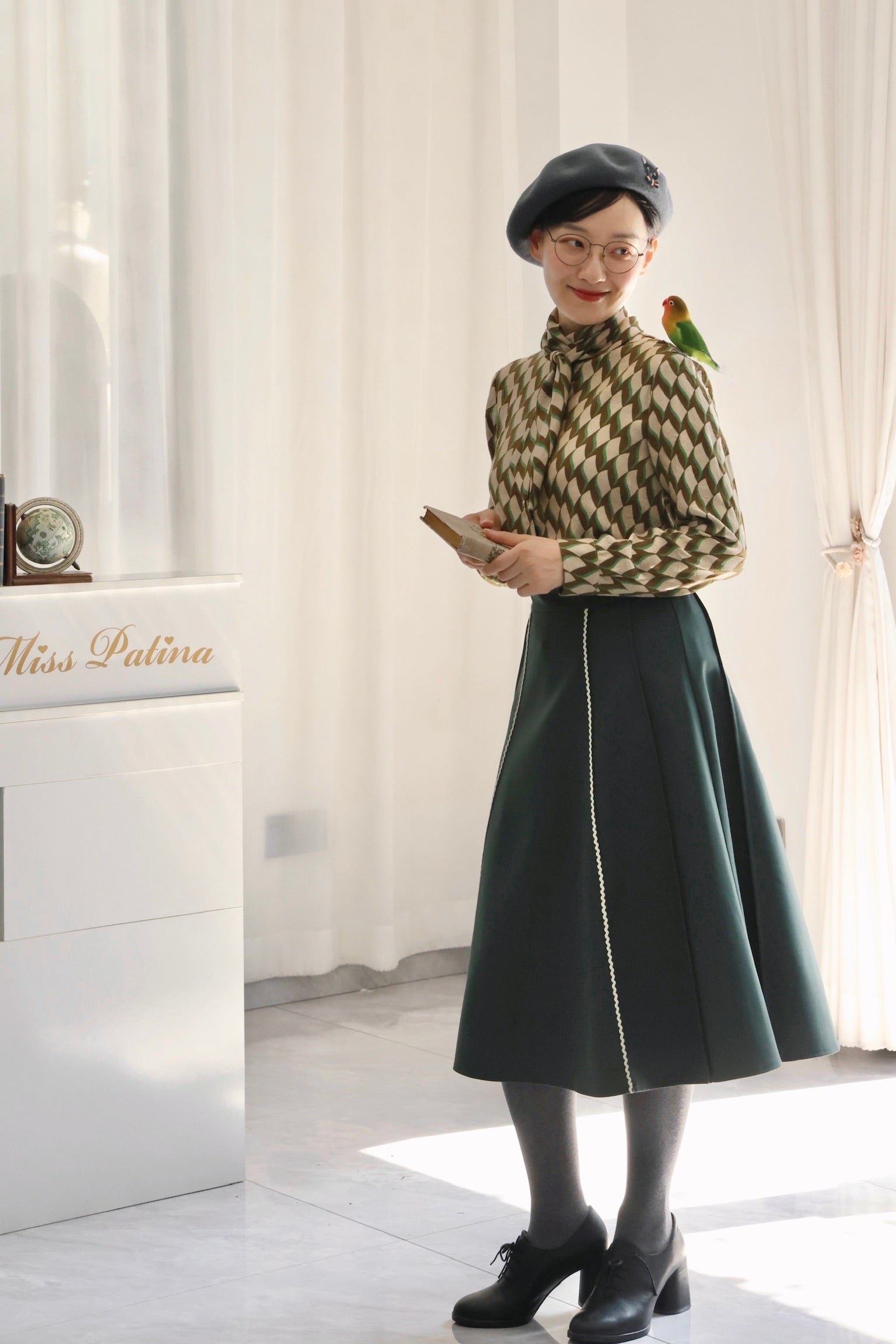 Salinger Year Scarf Blouse
