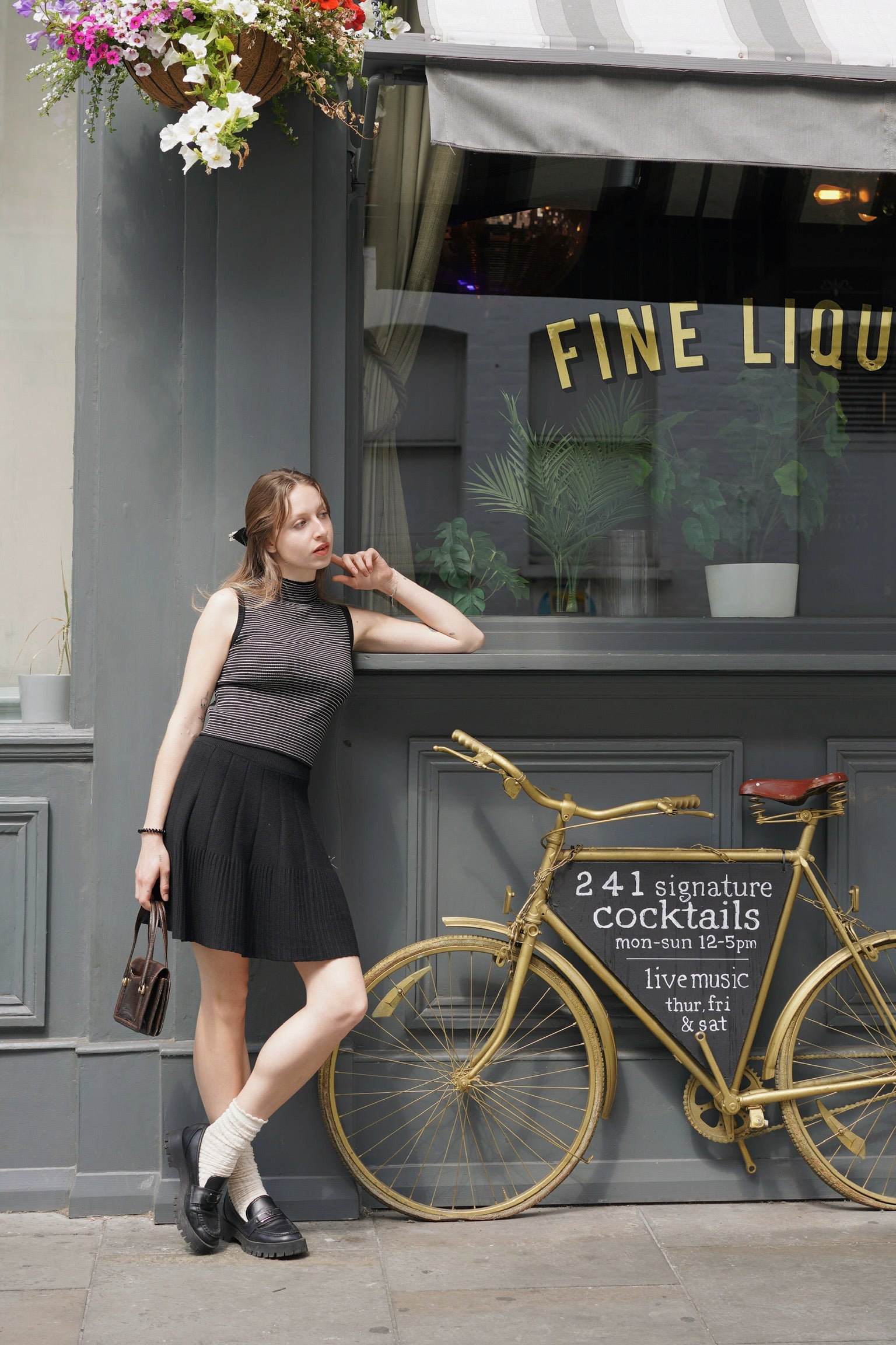 Seafarer Cropped Knit Top (Black)