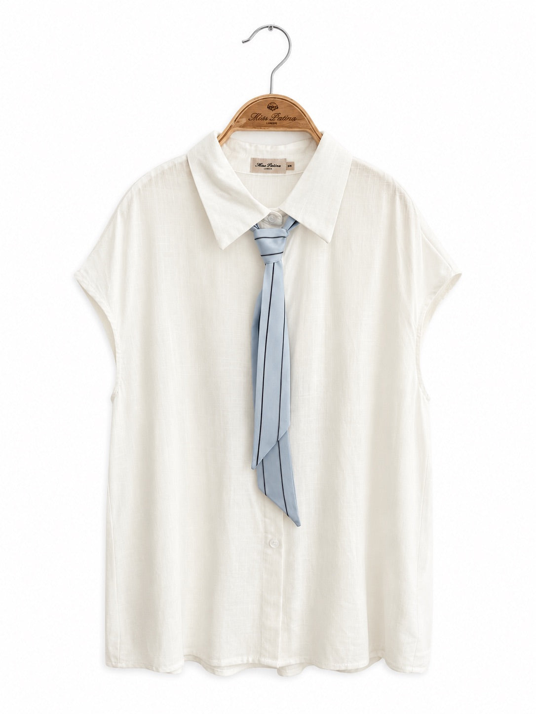 Seaside Clubhouse Shirt & Skirt Set (White)