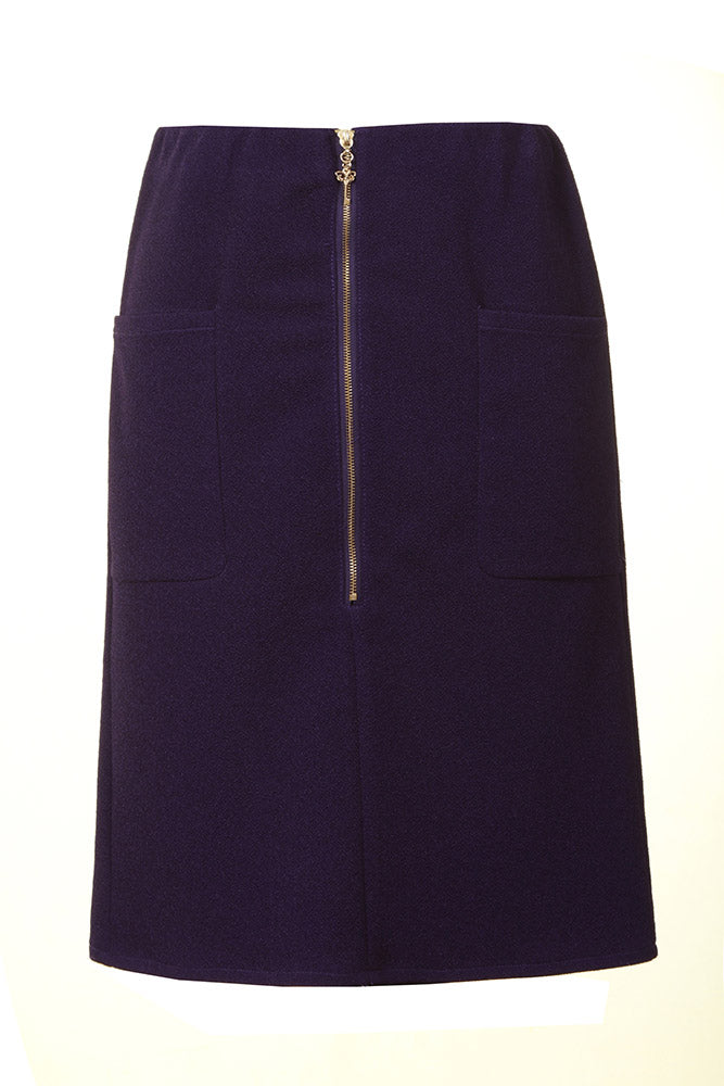 Serpentine Skirt (Royal Purple)