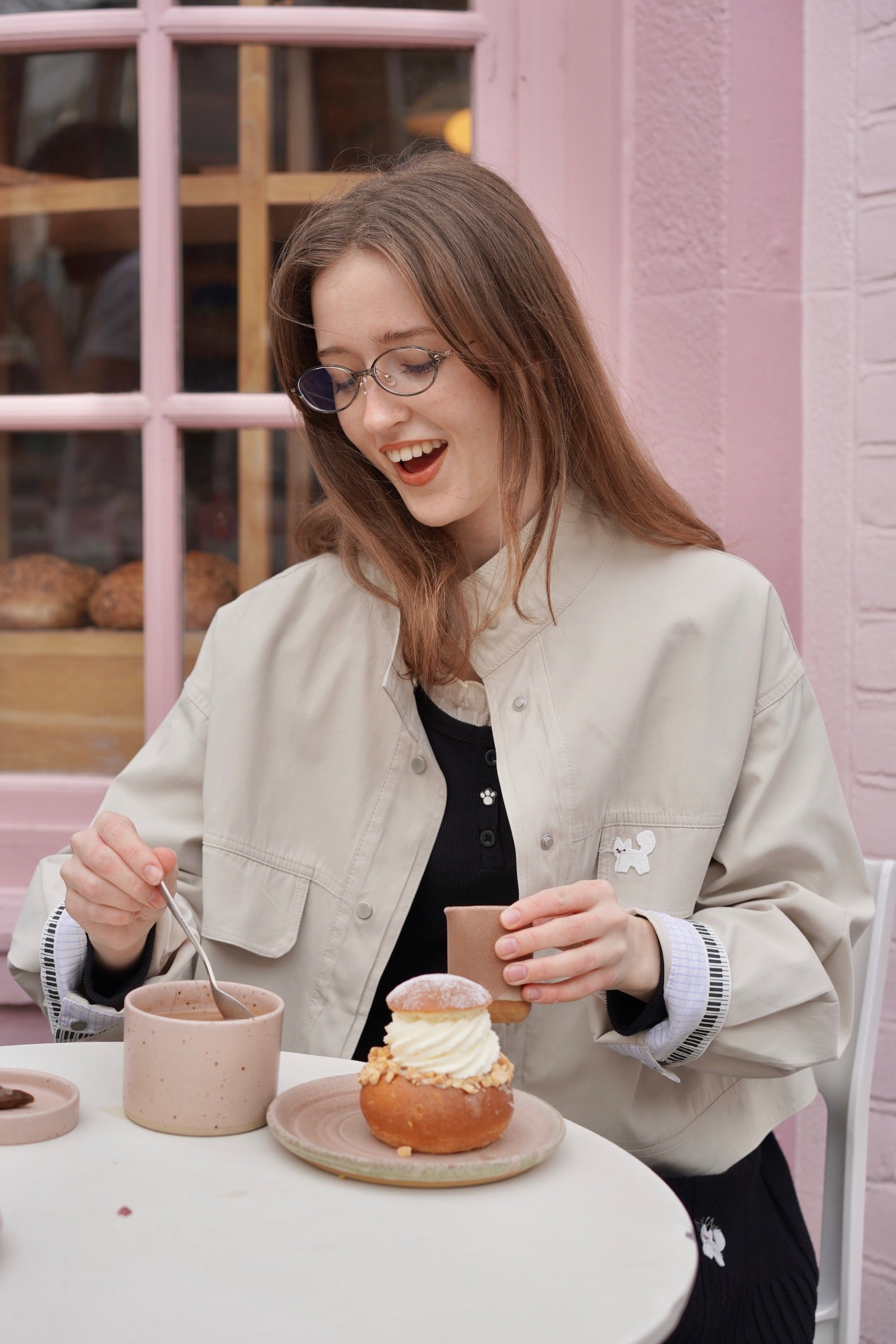 Signature Flight Cropped Jacket (Cream)