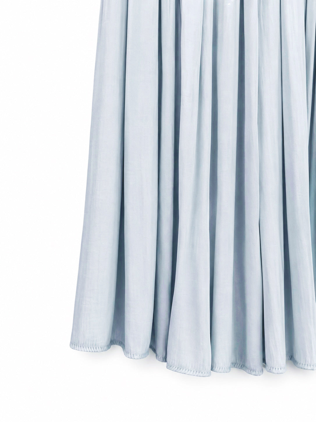 Silkfall Satin Skirt (Baby Blue)