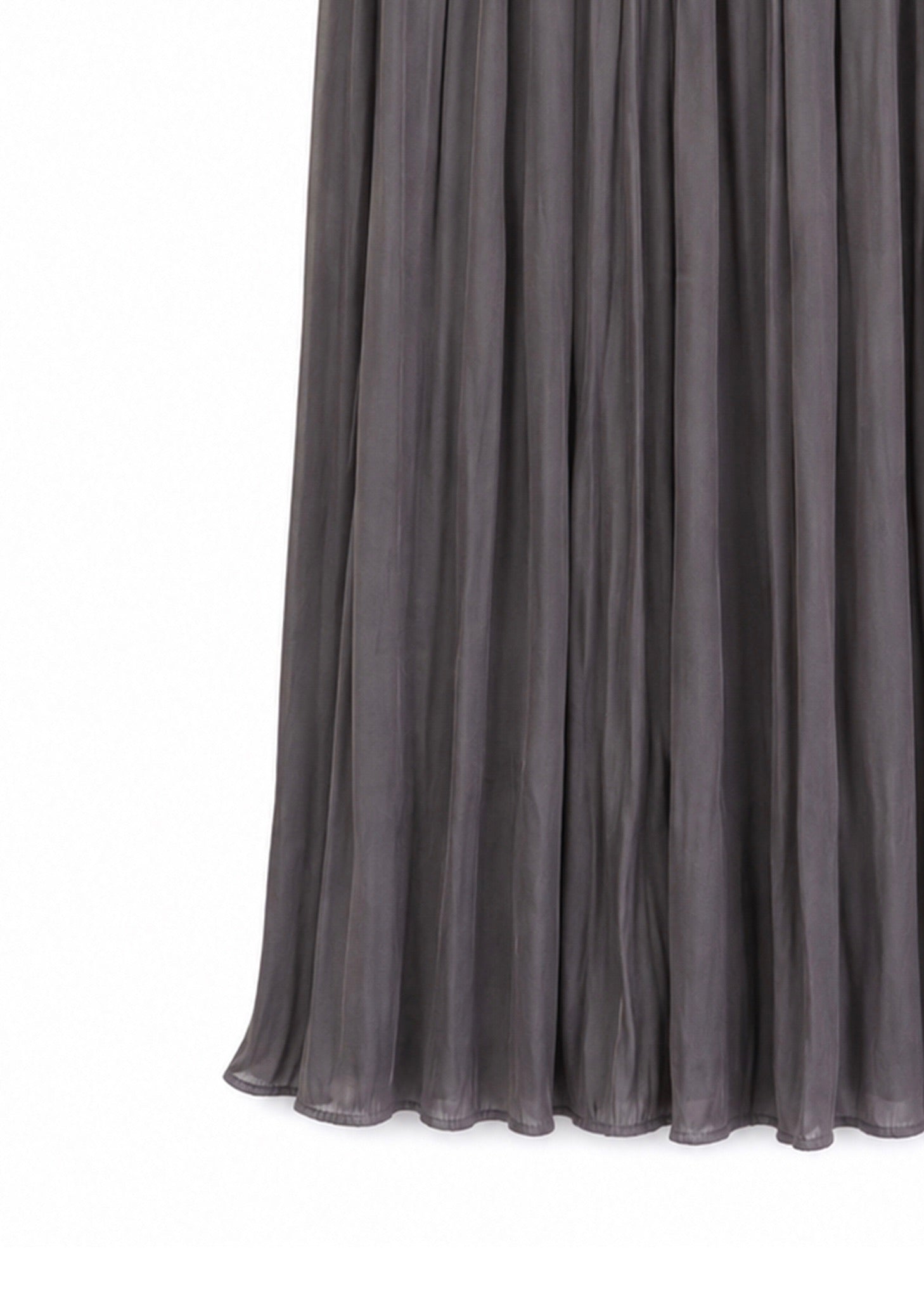 Silkfall Satin Skirt (Lilac Grey)