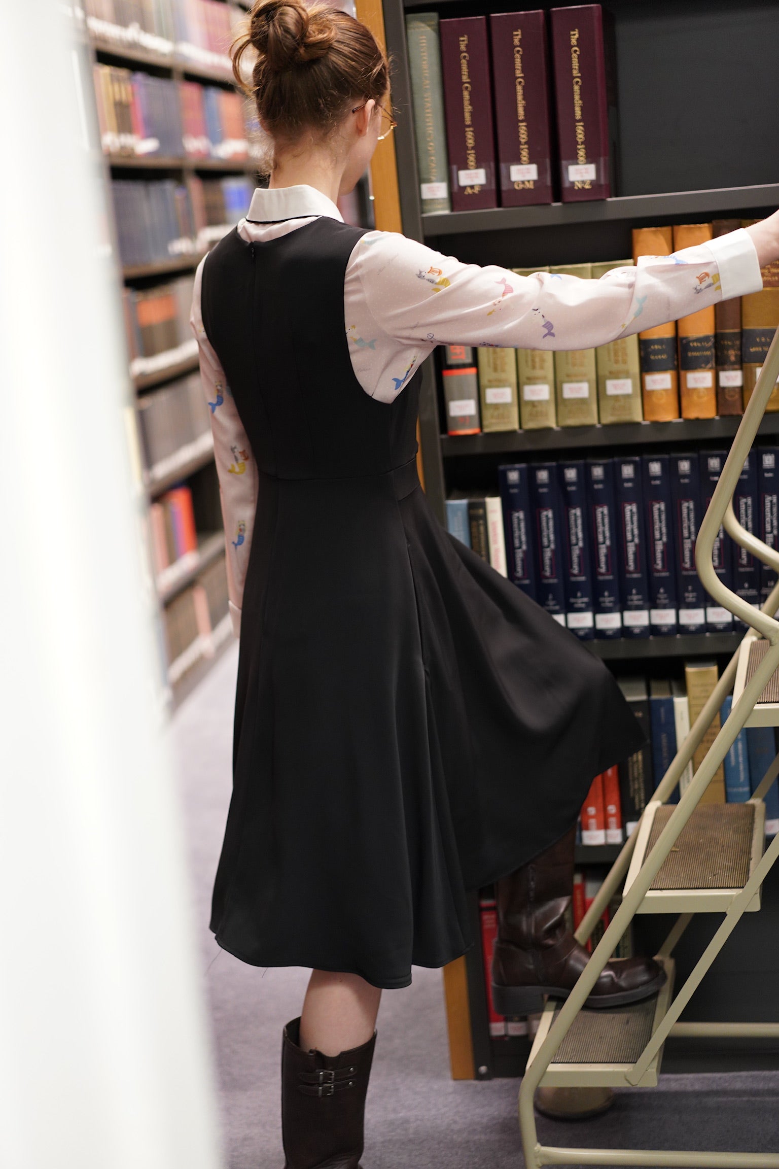 Sleek Kitty Pinafore