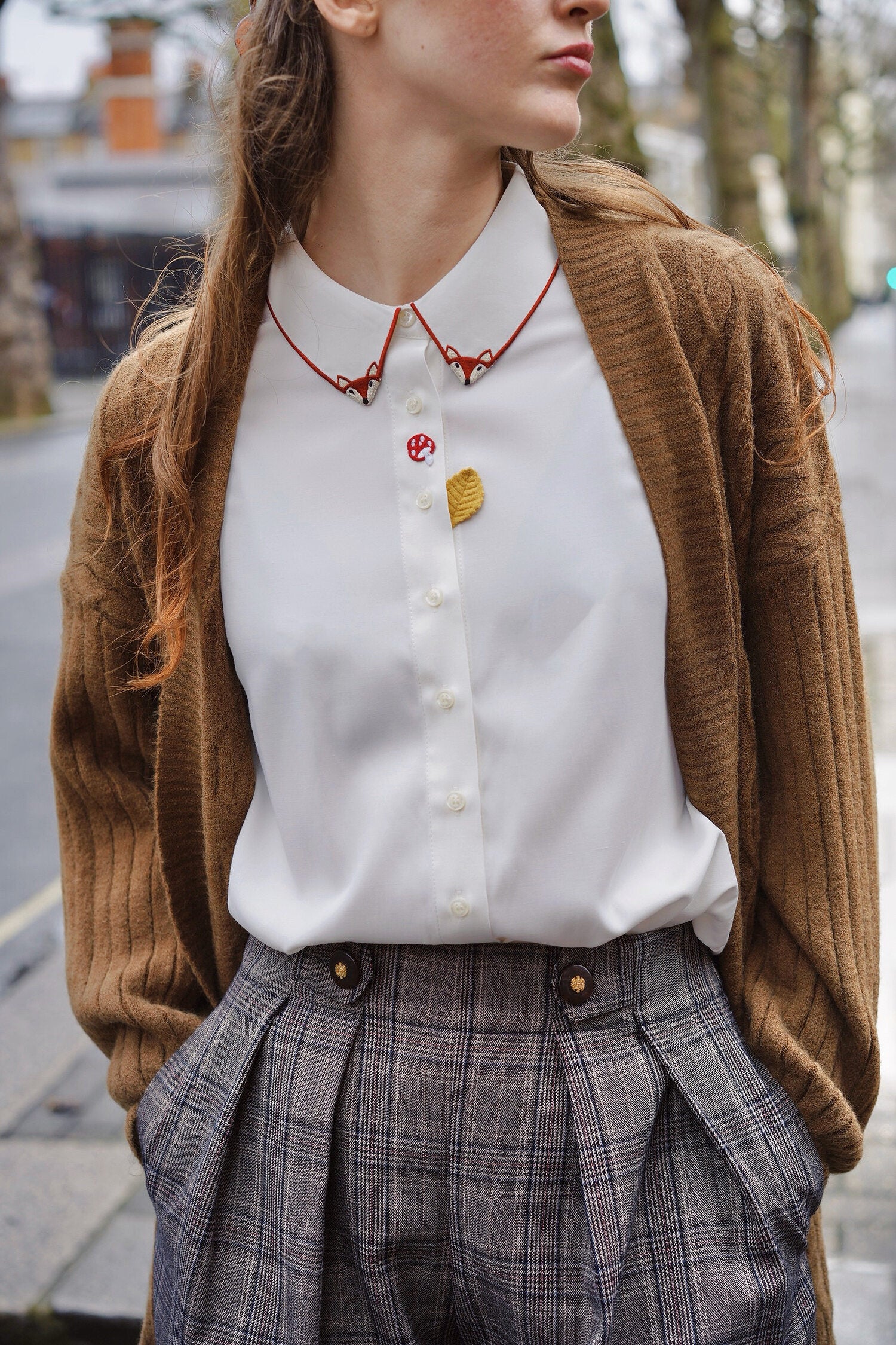 Friendly Fox Collared Shirt