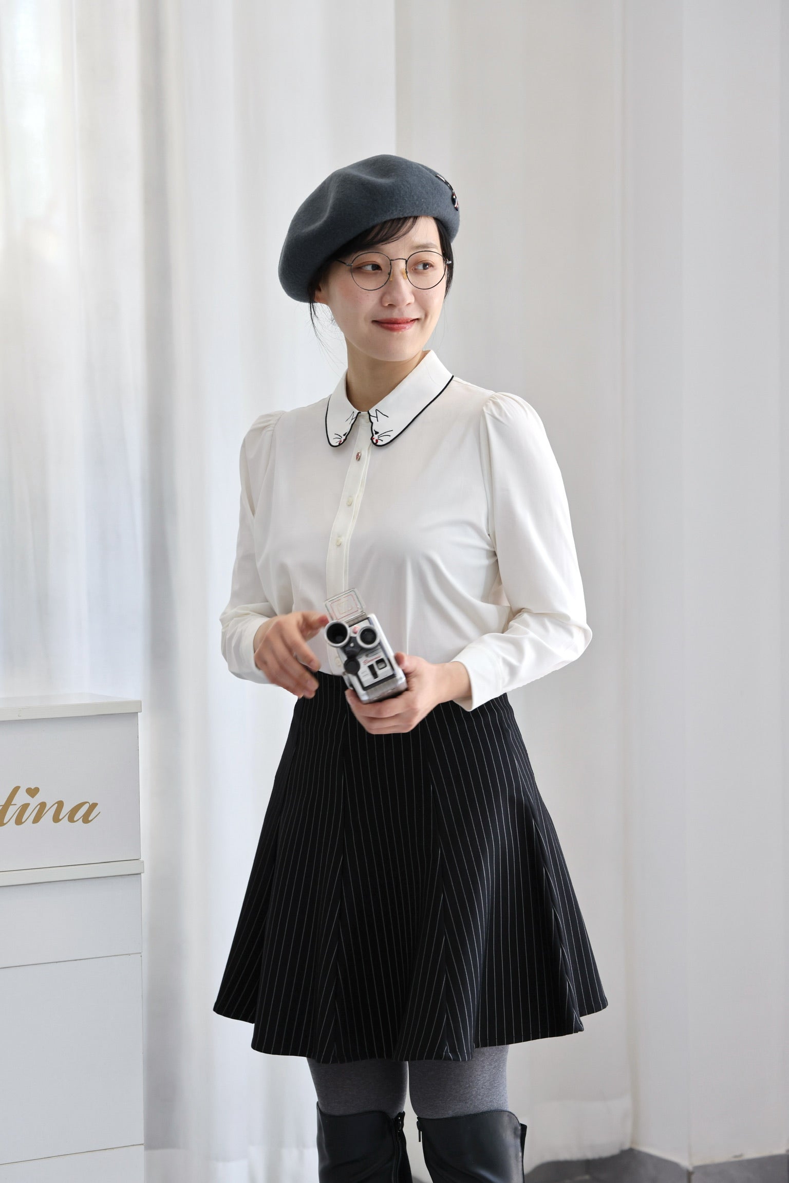 Snacking Kitten Long Sleeve Shirt