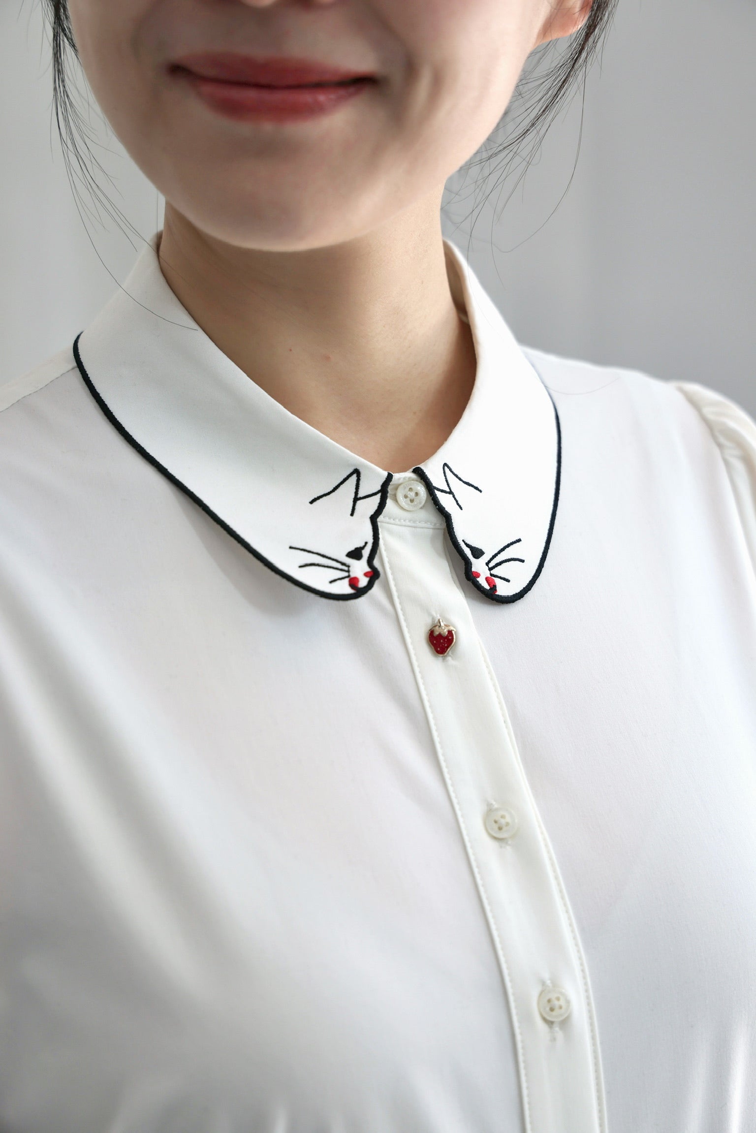 Snacking Kitten Long Sleeve Shirt