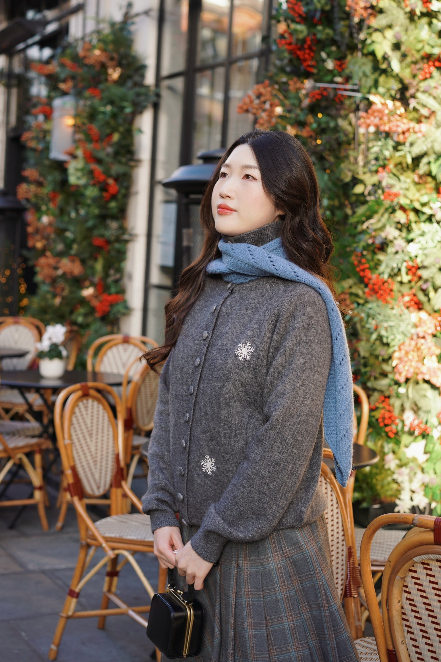 Snowflake Cardigan (Grey)