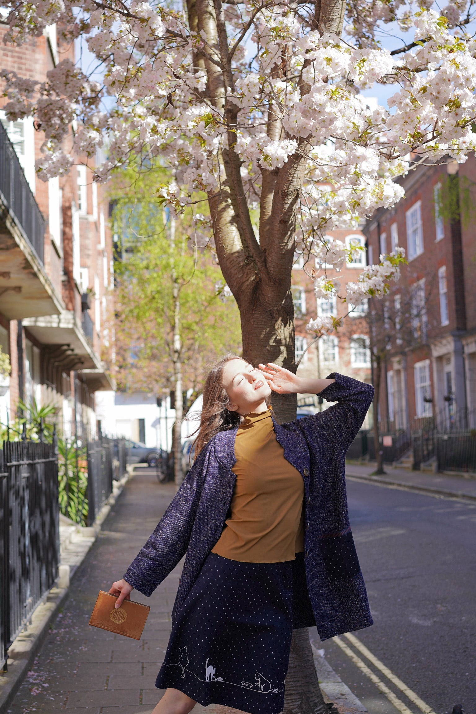 Sprinkle Navy Knit Jacket