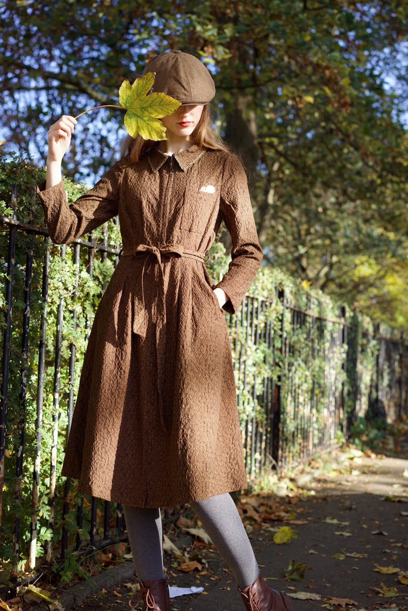brown coat dress Squirrel Expedition Coat Dress – Miss Patina