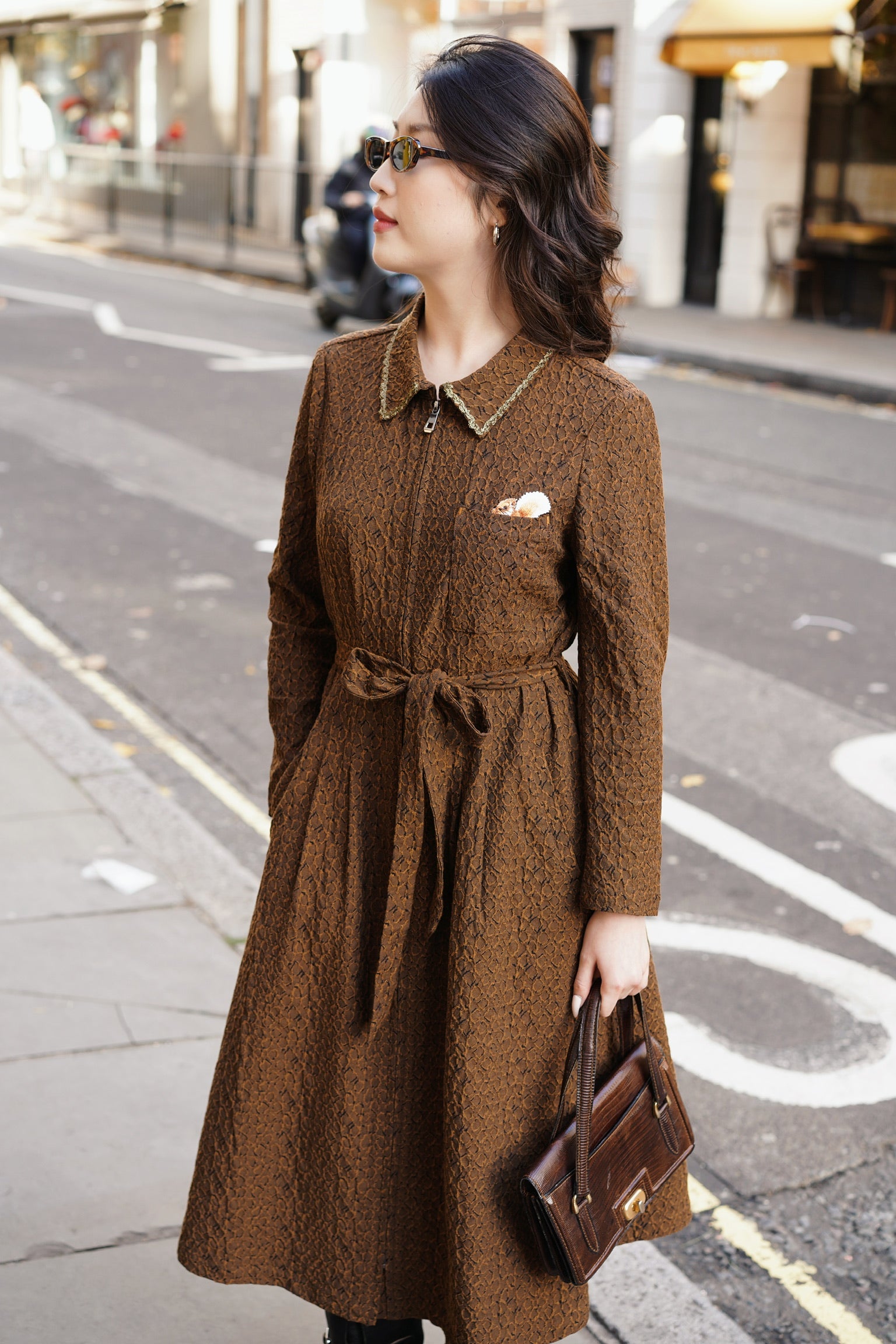 Squirrel Expedition Coat Dress