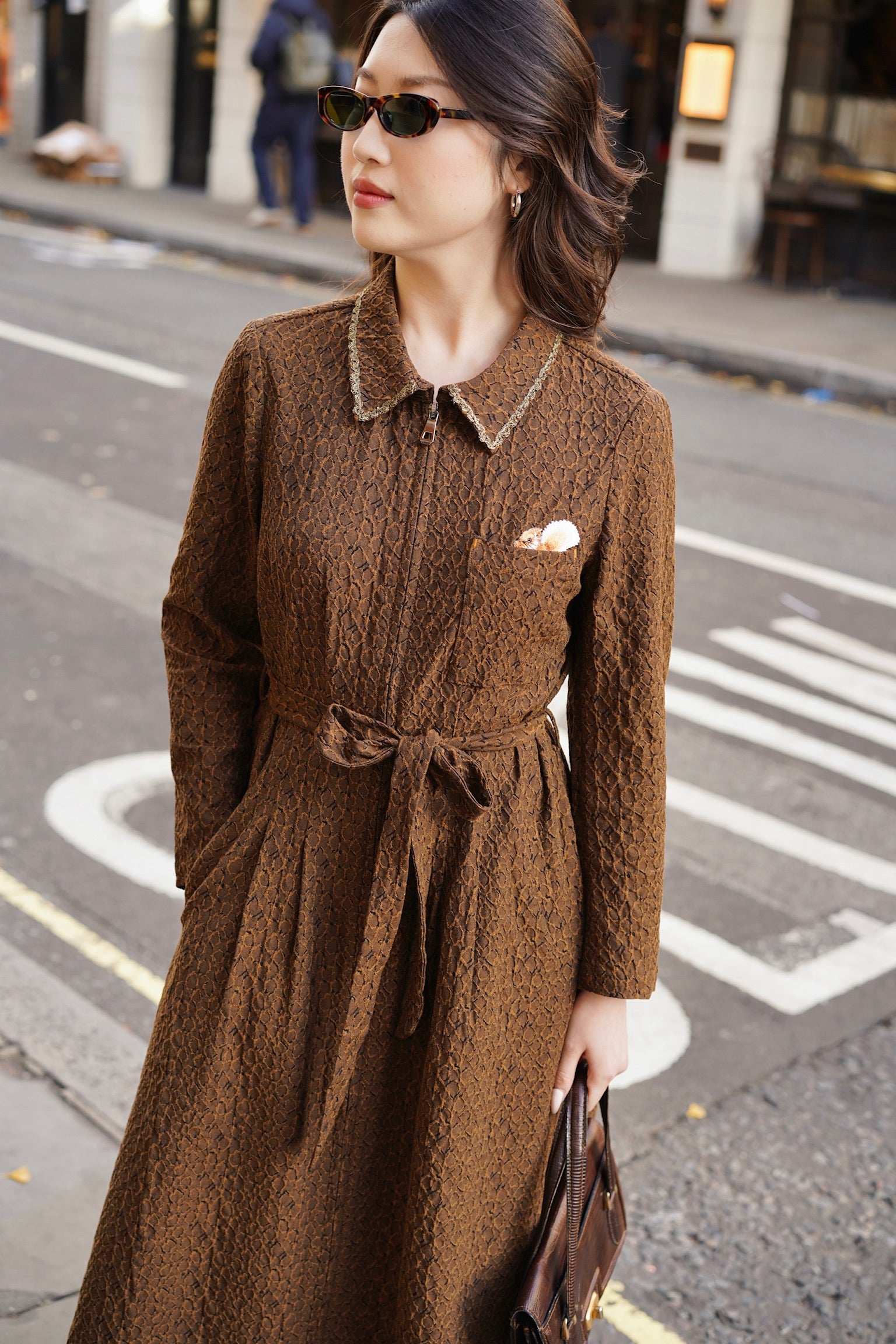 Squirrel Expedition Coat Dress