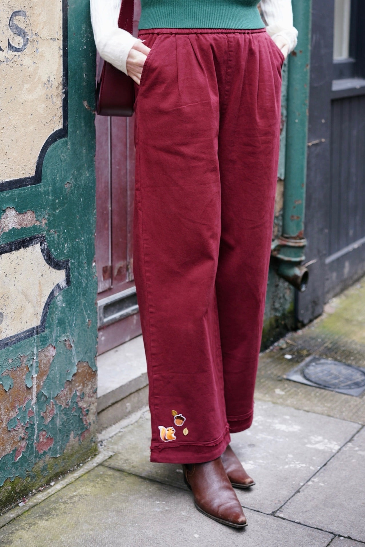 Squirrel Scout Trousers  (Red)