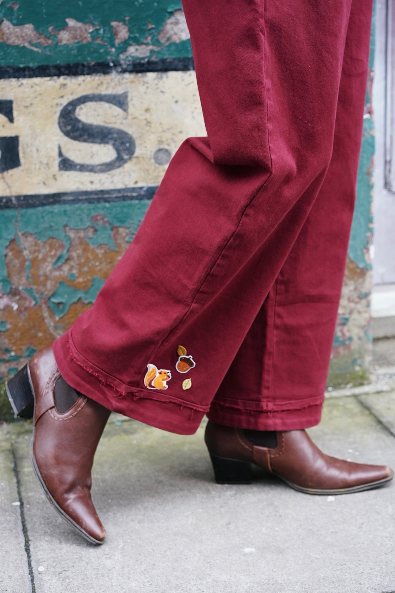 Squirrel Scout Trousers  (Red)