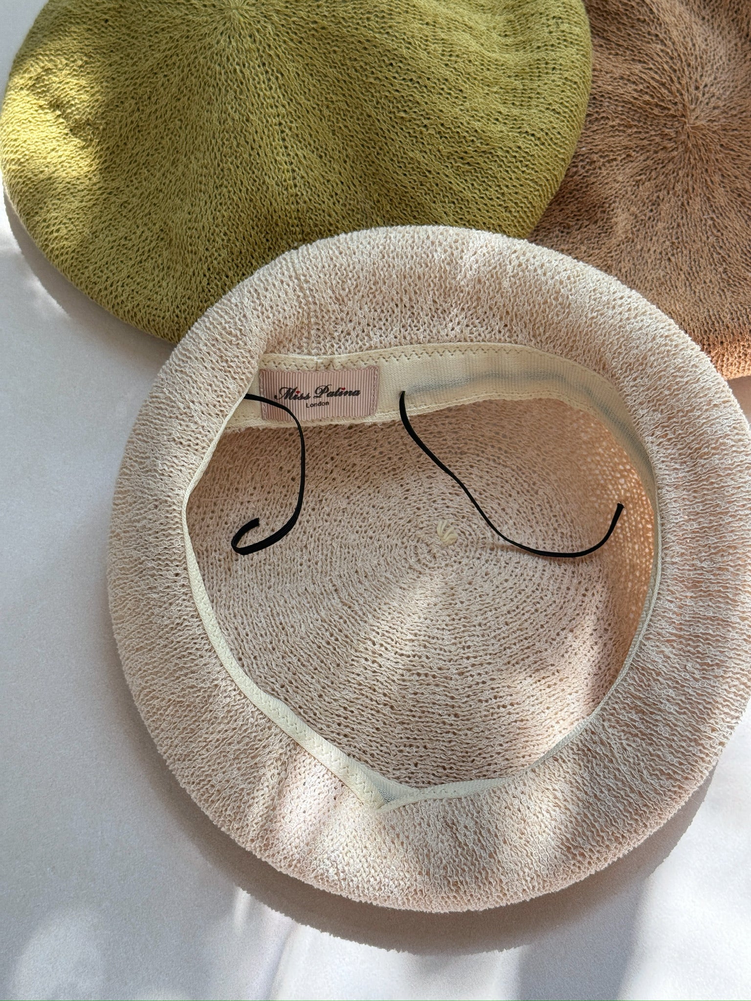 Summer Braid Beret (Cream)