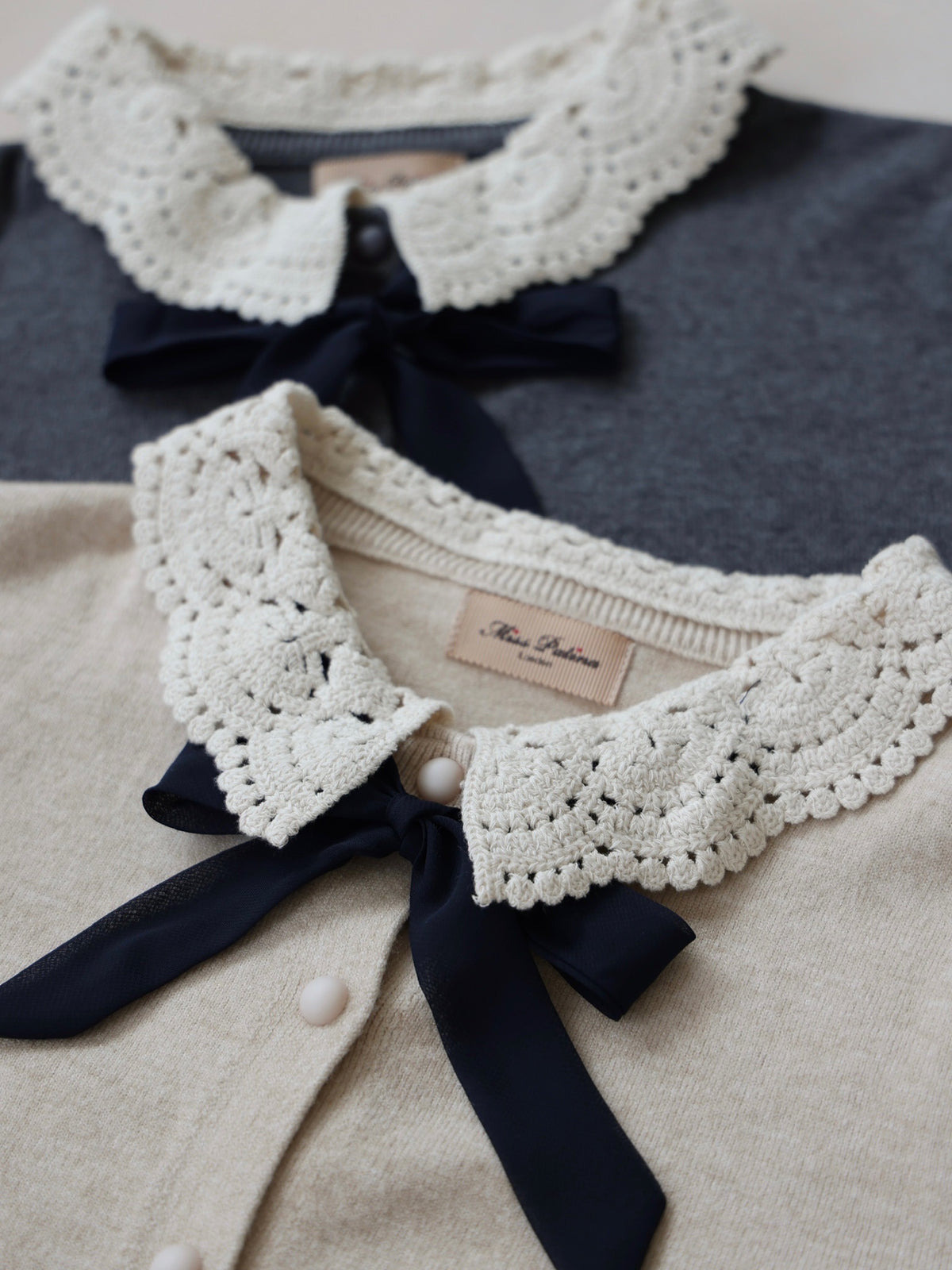 Suzy Crochet Collar Cardigan