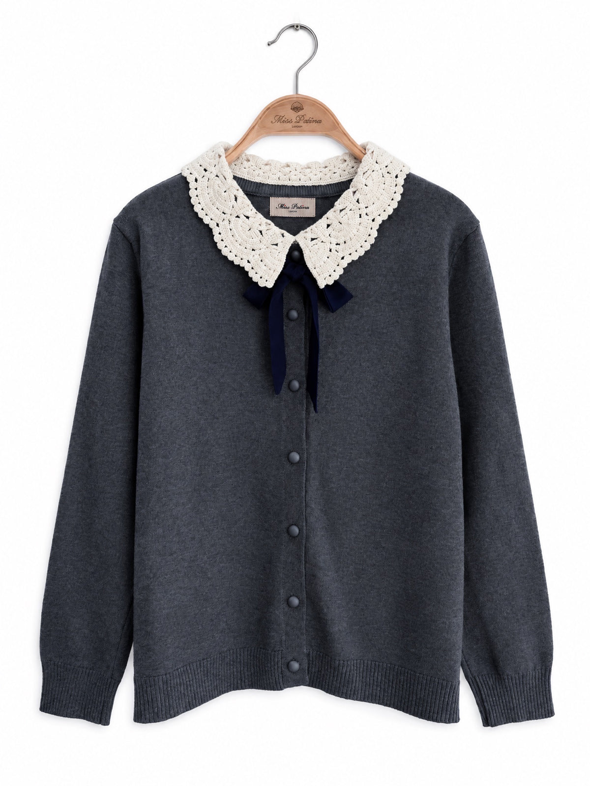 Suzy Crochet Collar Cardigan