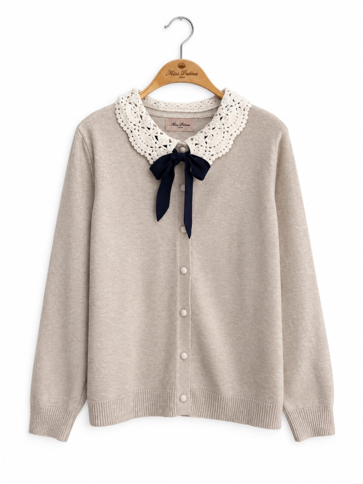 Suzy Crochet Collar Cardigan