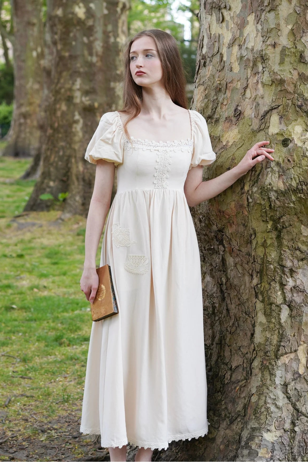 Teatime Regency Cotton Dress