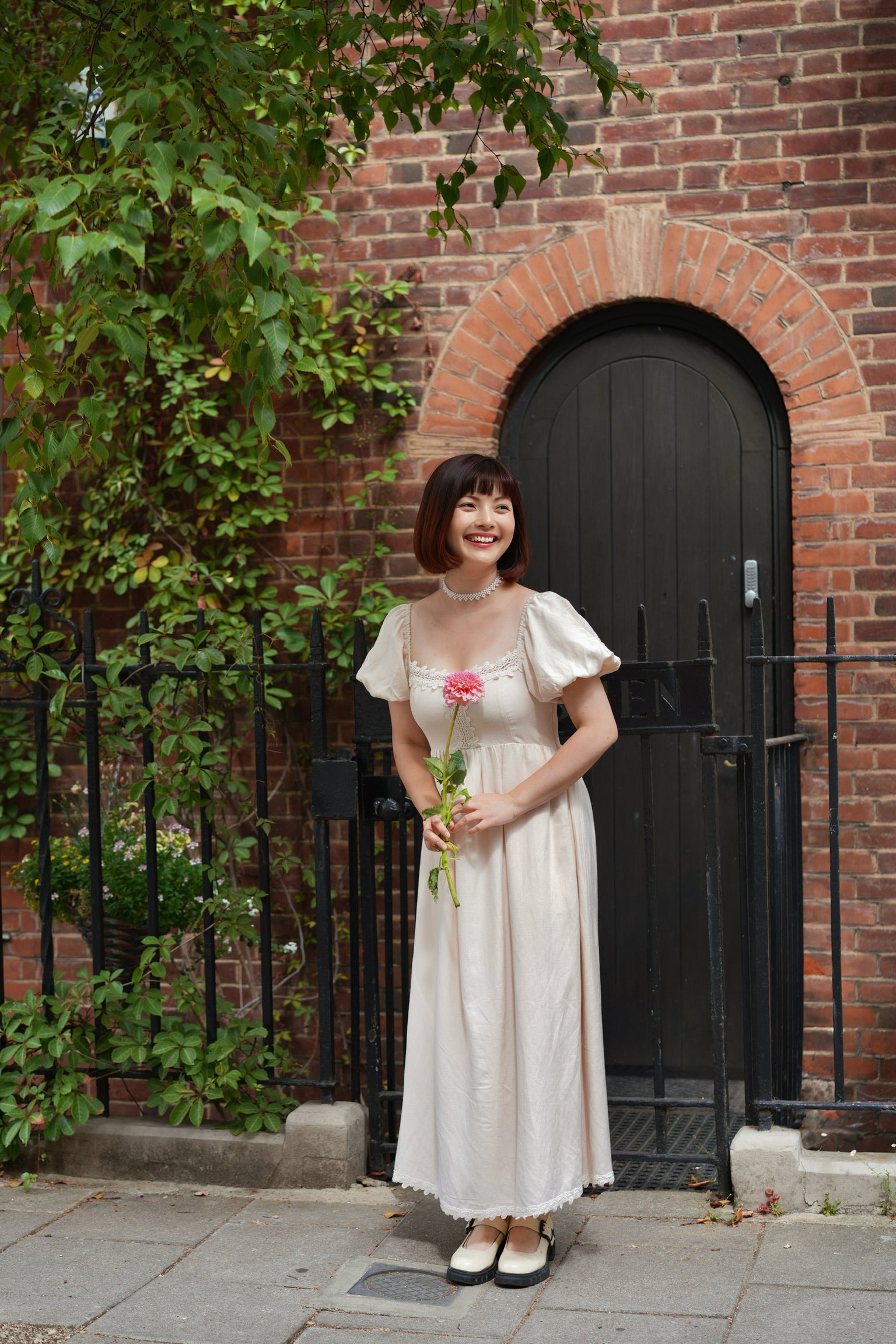 Teatime Regency Cotton Dress