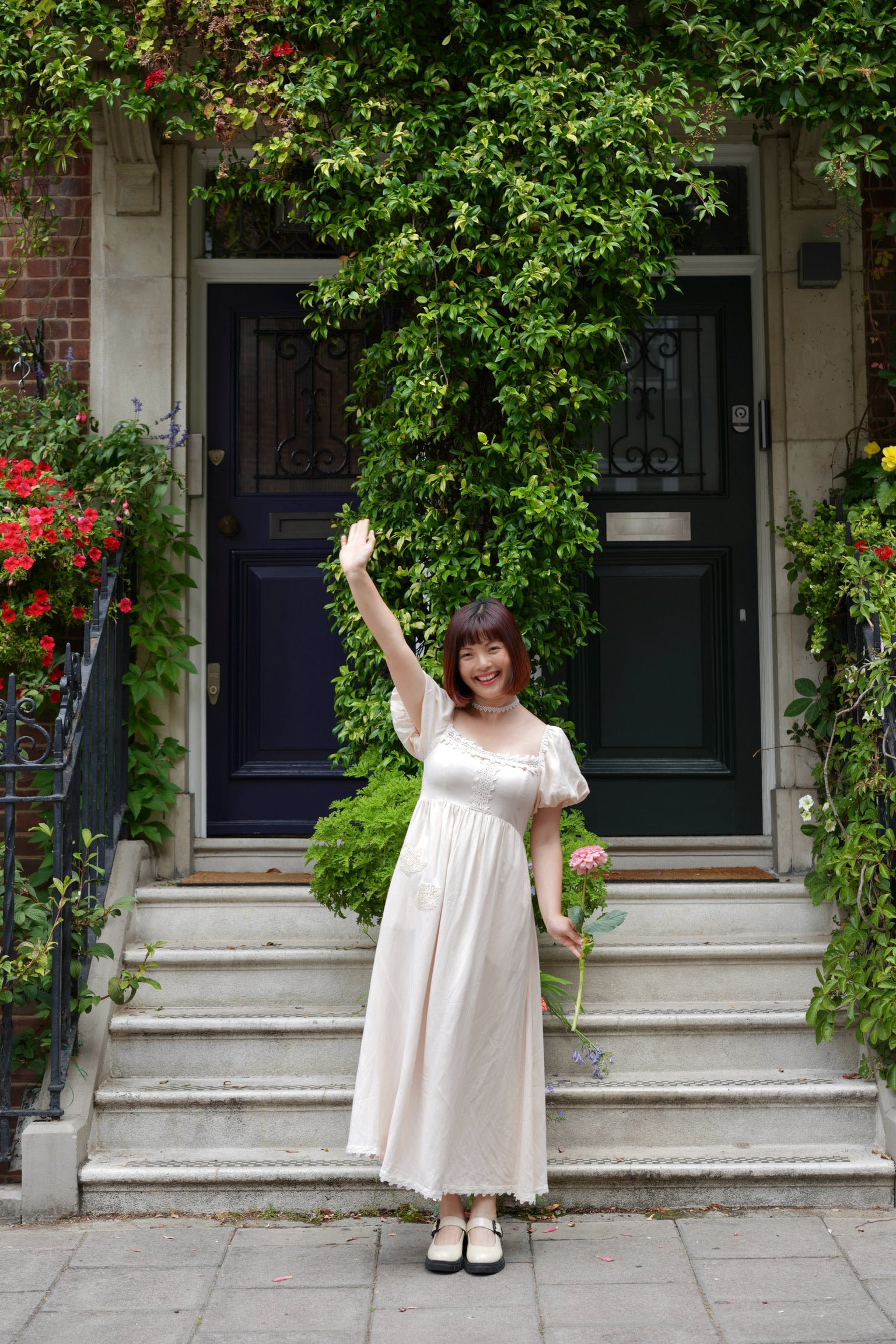 Teatime Regency Cotton Dress